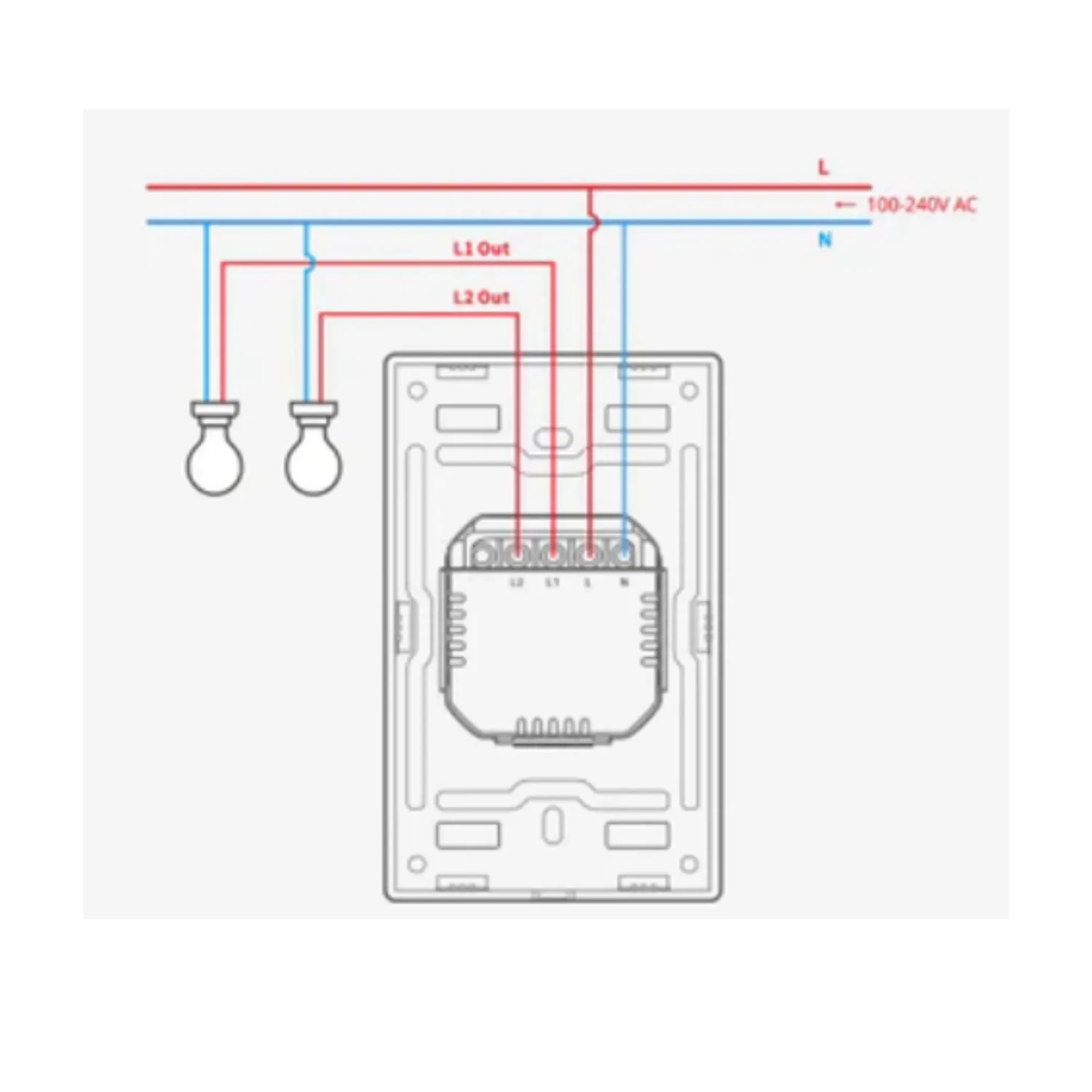 Panel Interruptor de Pared Inteligente — foto 4