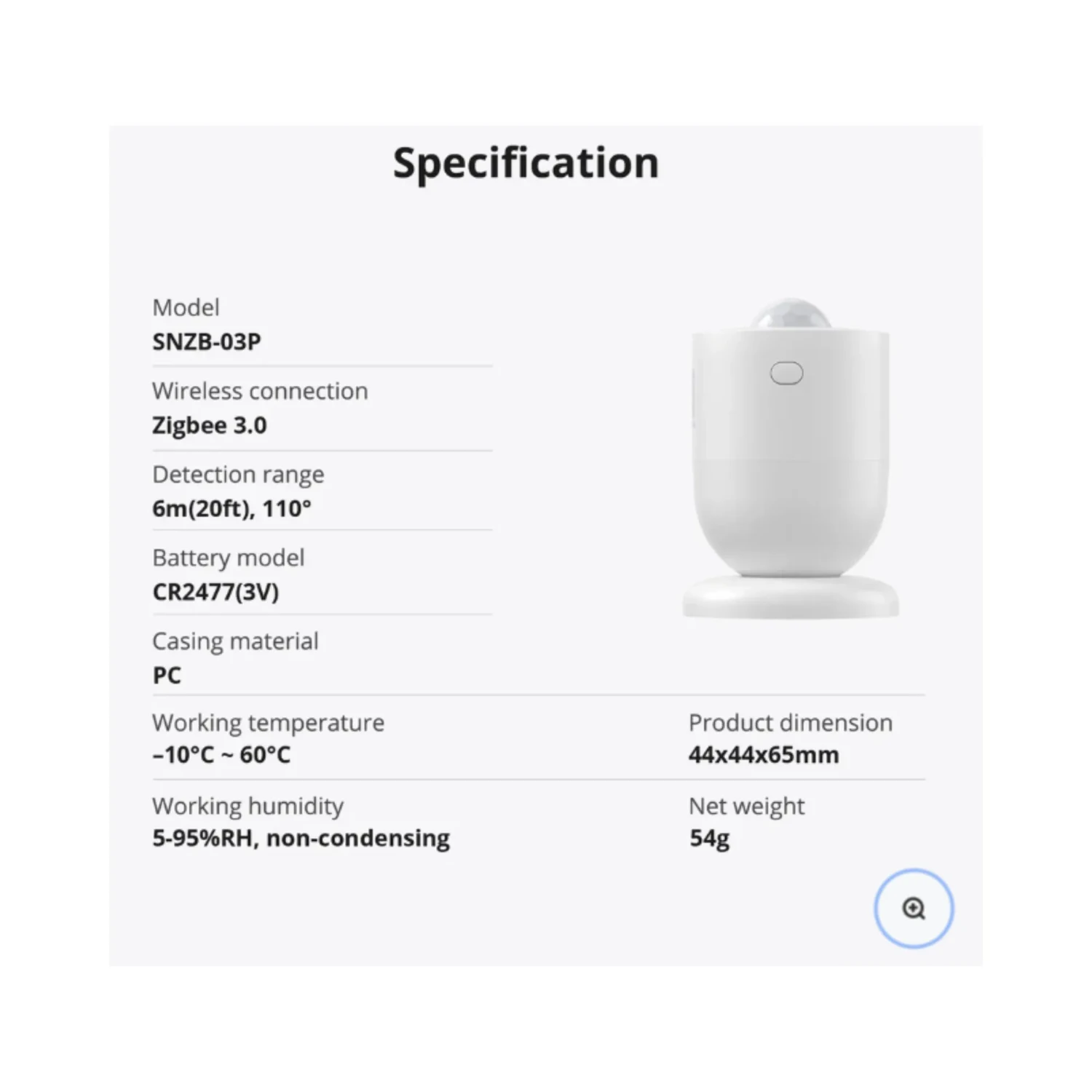 Sensor de Movimiento Inalambrico Zigbee — foto 2
