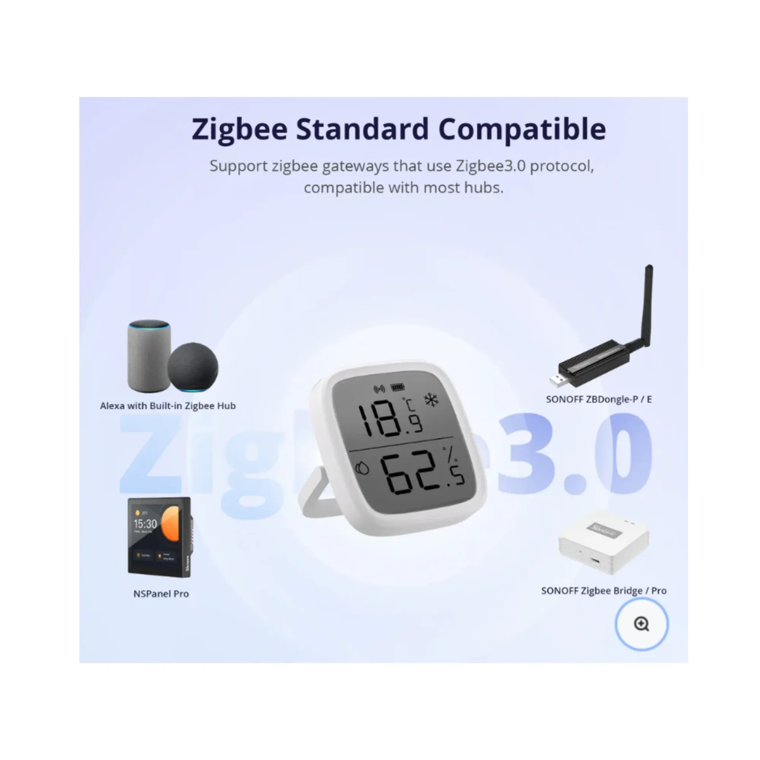 Sensor de Temperatura & Humedad Zigbee — foto 3