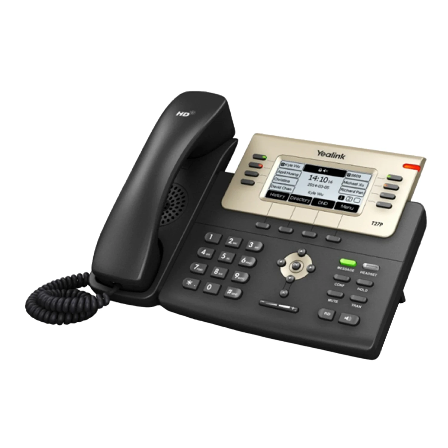 Telefono IP POE T27g 6 Linea Sip — foto 1
