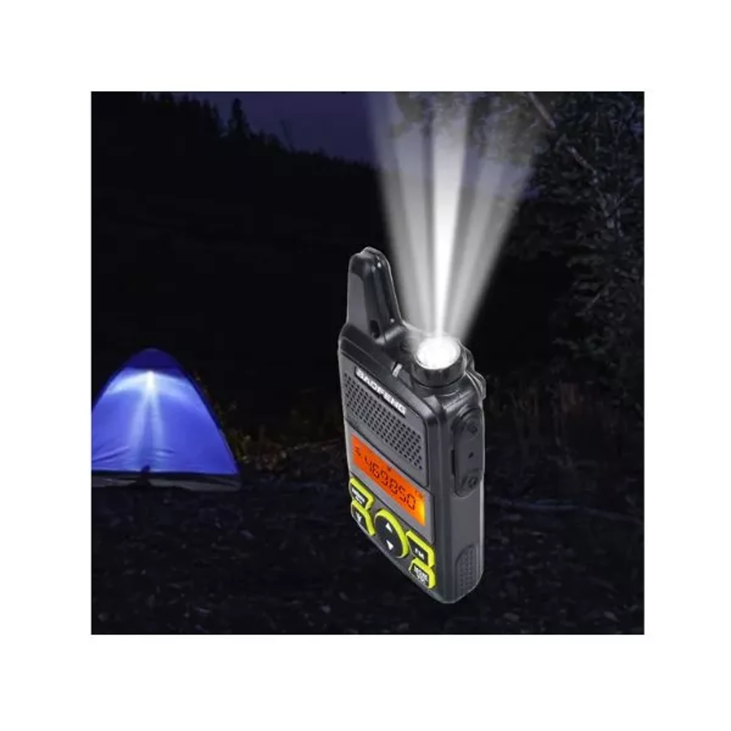 Mini Walkie Talkie UHF con Pantalla — foto 3