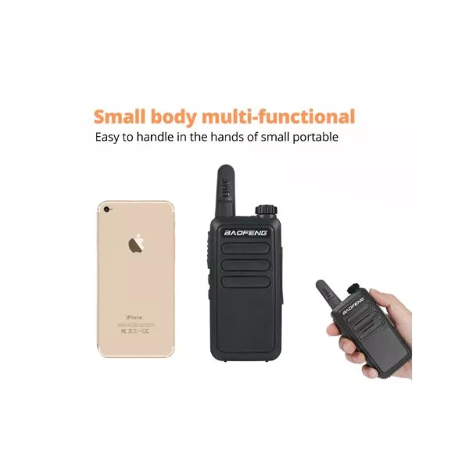 Radio Portable UHF Analogico Frecuenci — foto 4