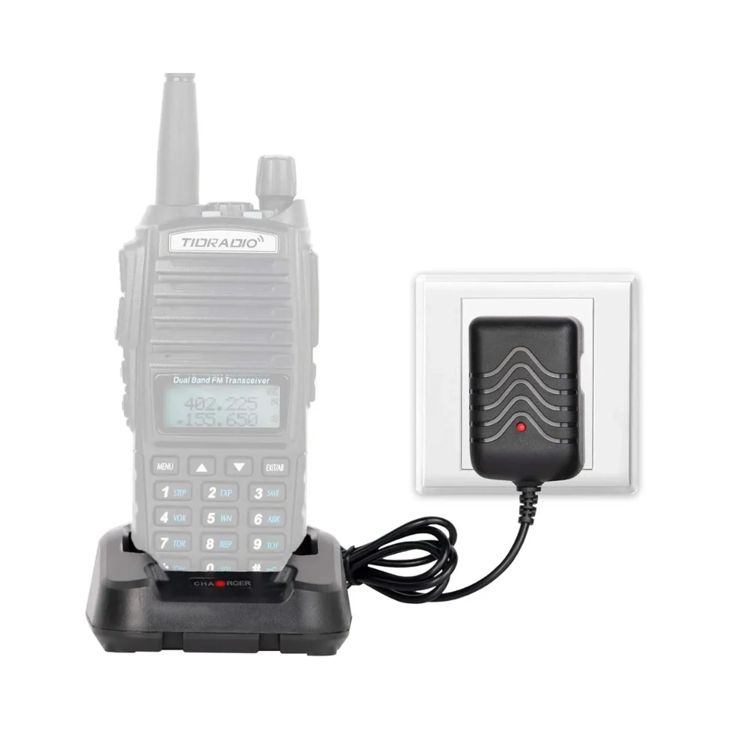Cargador Base Baofeng para Uv-82/uv-5r — foto 4
