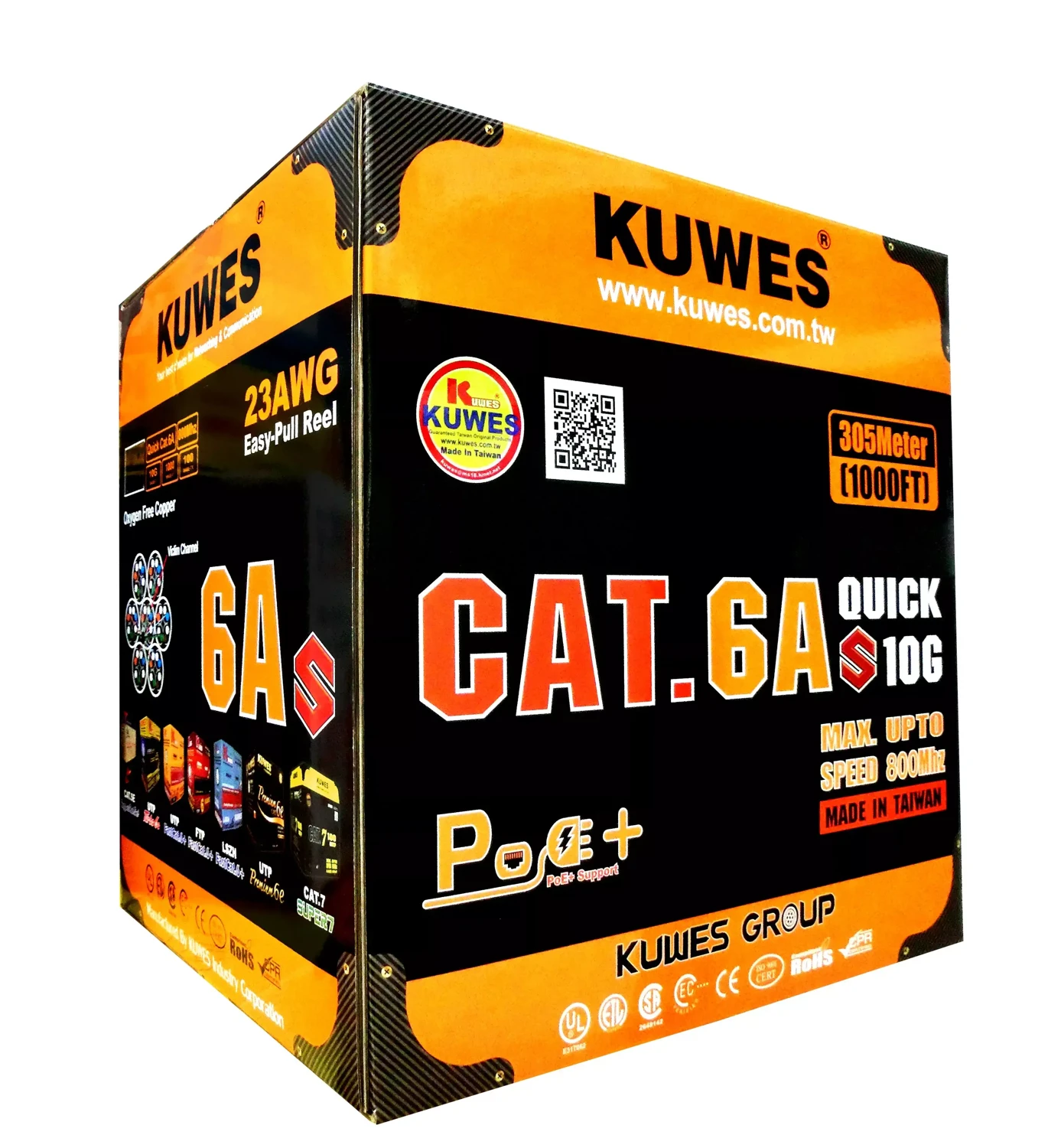 Cable U/ftp CAT6A 100% Cobre 305 Metros — foto 1