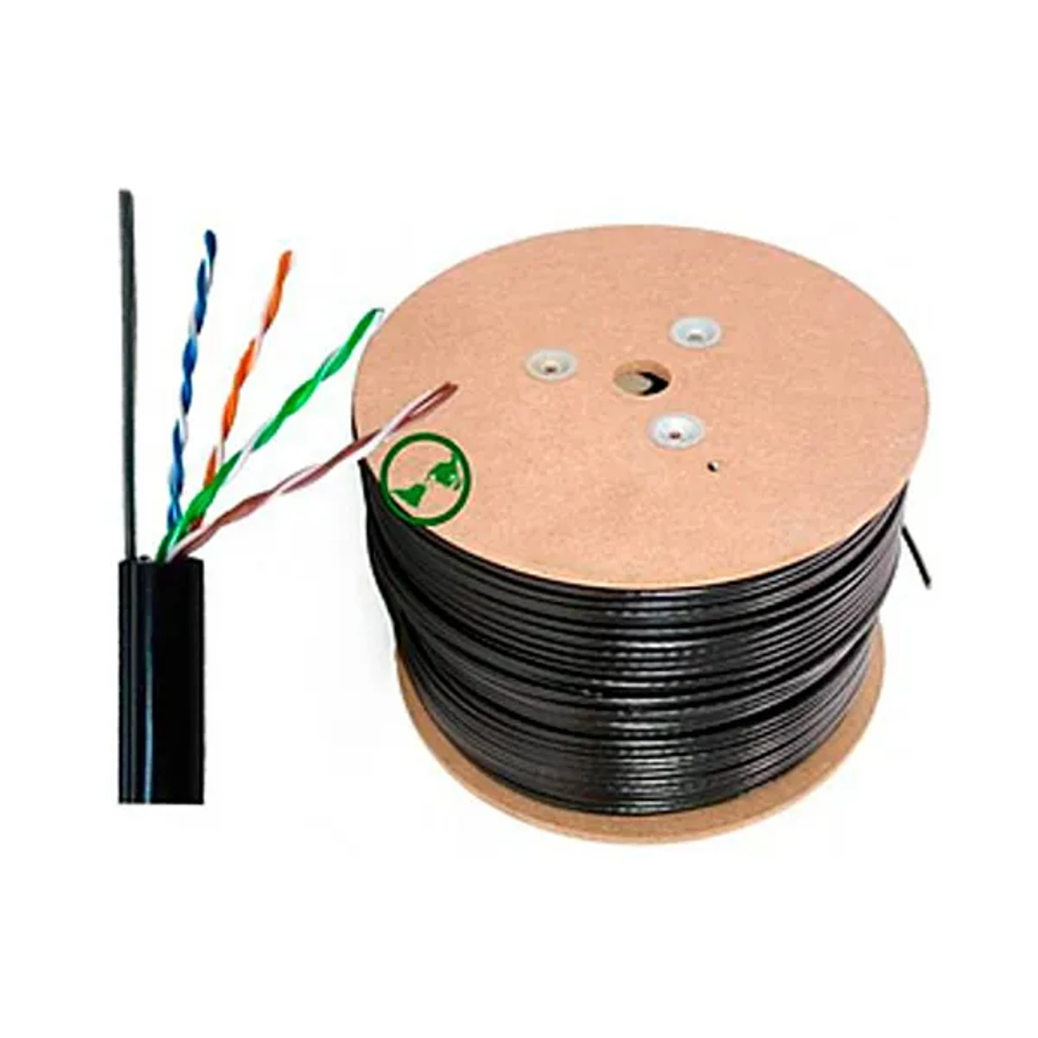 Cable UTP 80% Cobre Outdoor con Mensajer — foto 1