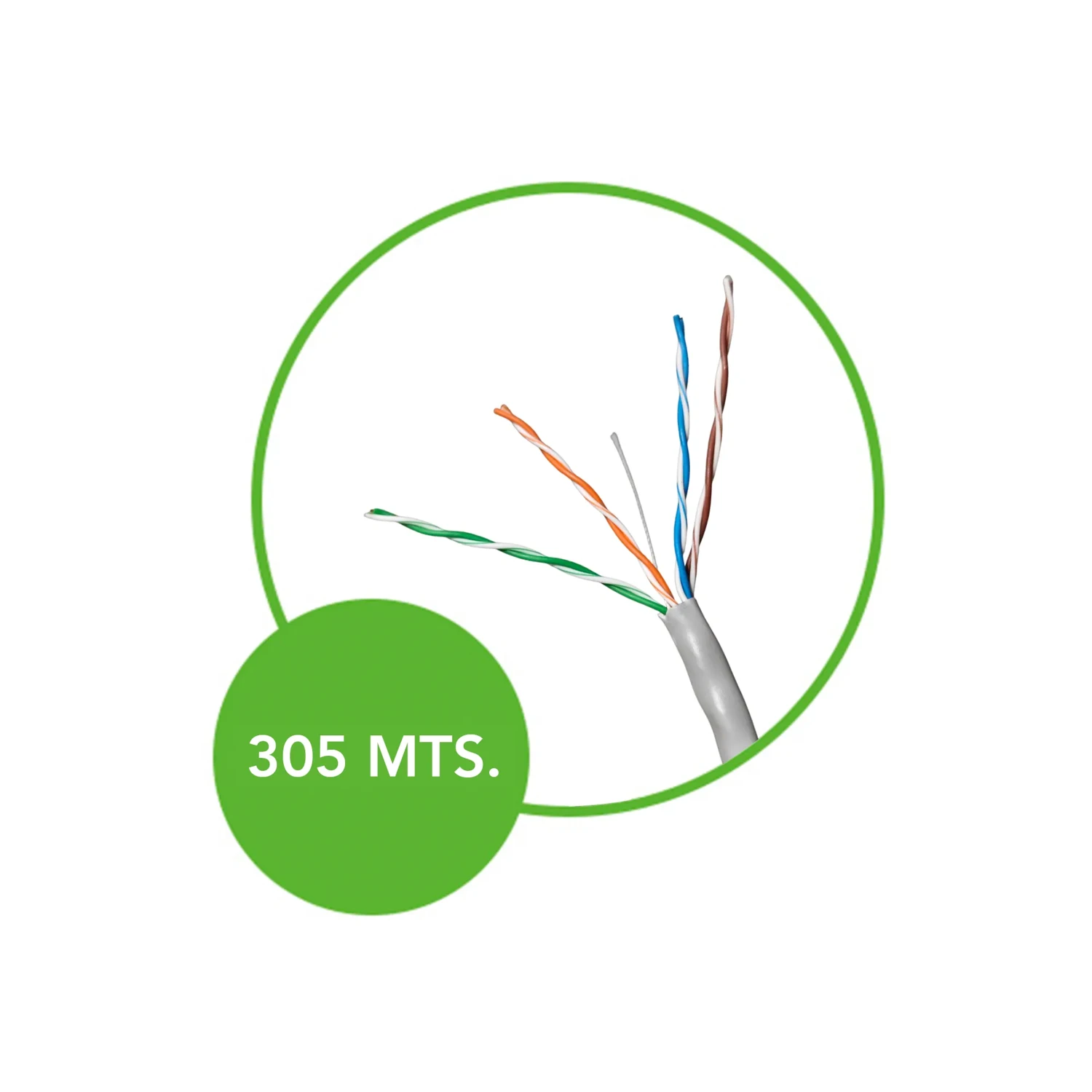 Cable UTP CAT5E Cca Int Aleacion — foto 2
