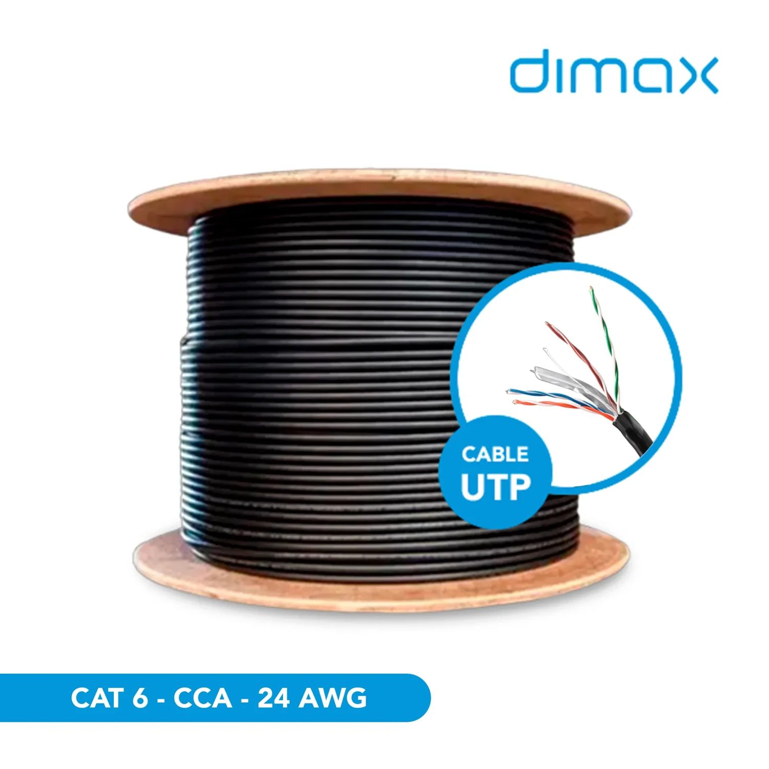 Cable UTP CAT6 Cca Ext Aleacion — foto 1