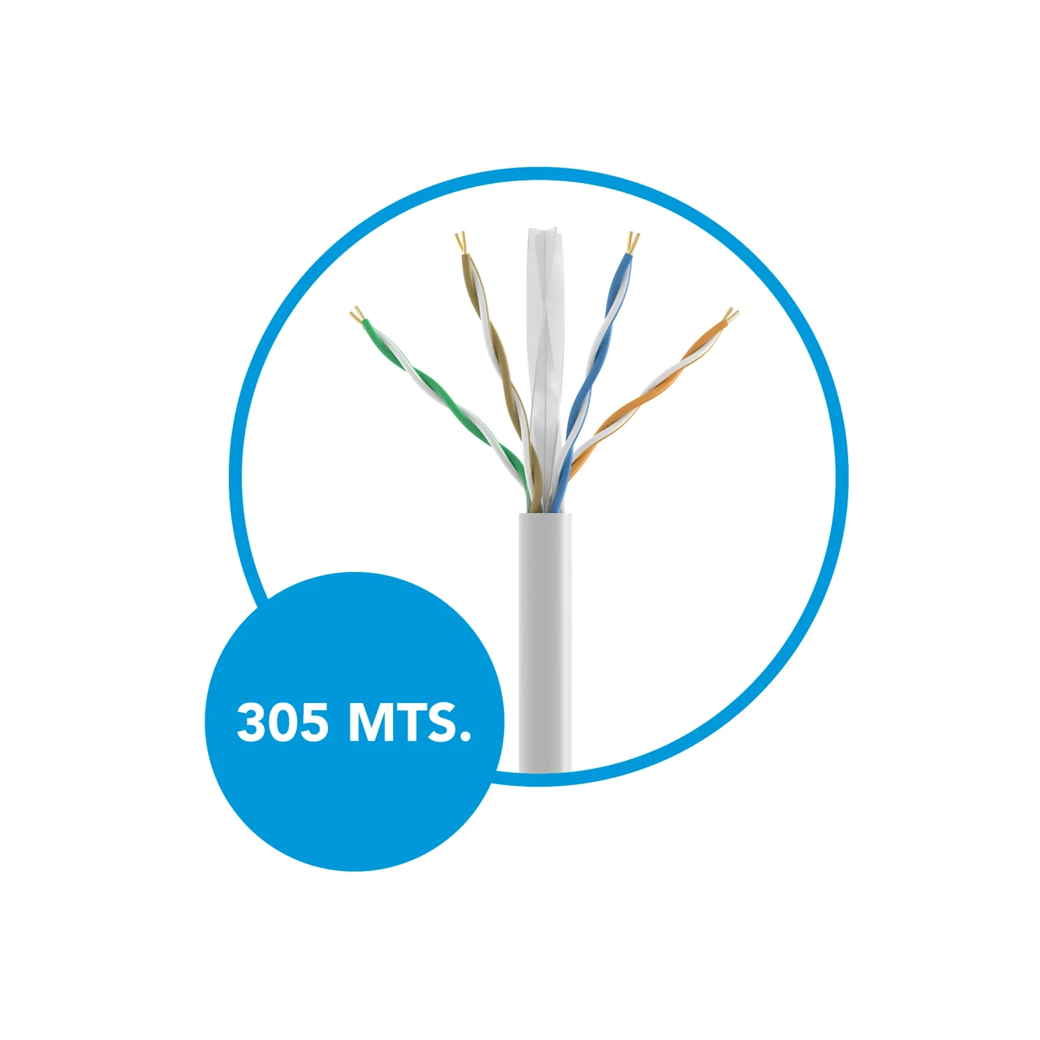 Cable UTP CAT6 BC Int 305 Metros UL — foto 2