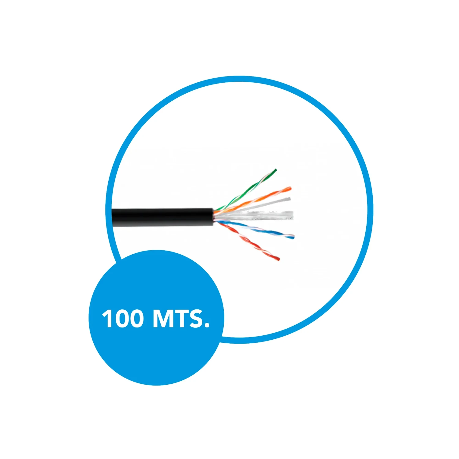 Cable UTP CAT6 BC Ext 100 Metros — foto 2