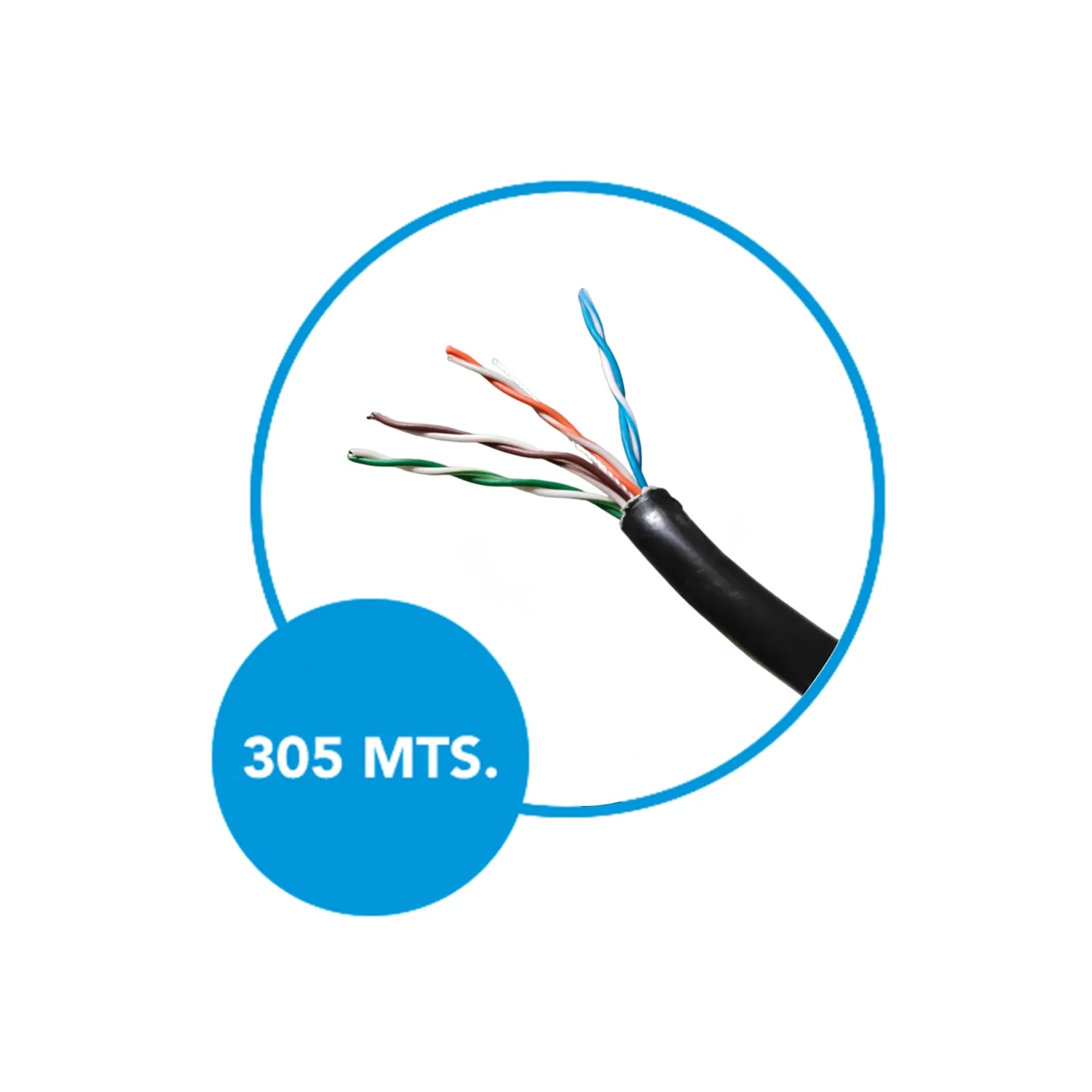 Cable UTP CAT5E Cca Ext Aleacion — foto 2