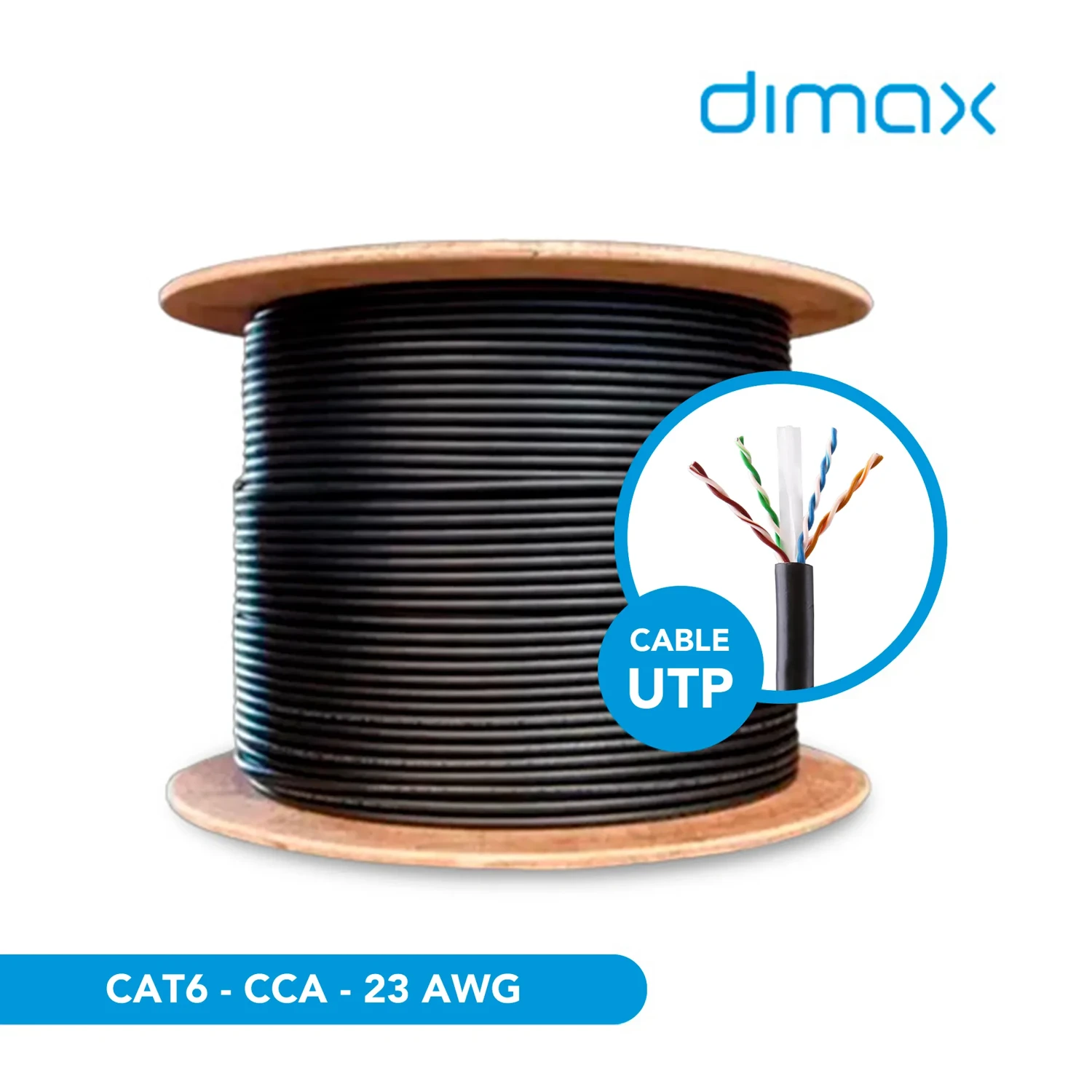 Cable UTP CAT6 Cca Ext 305 Metros — foto 1