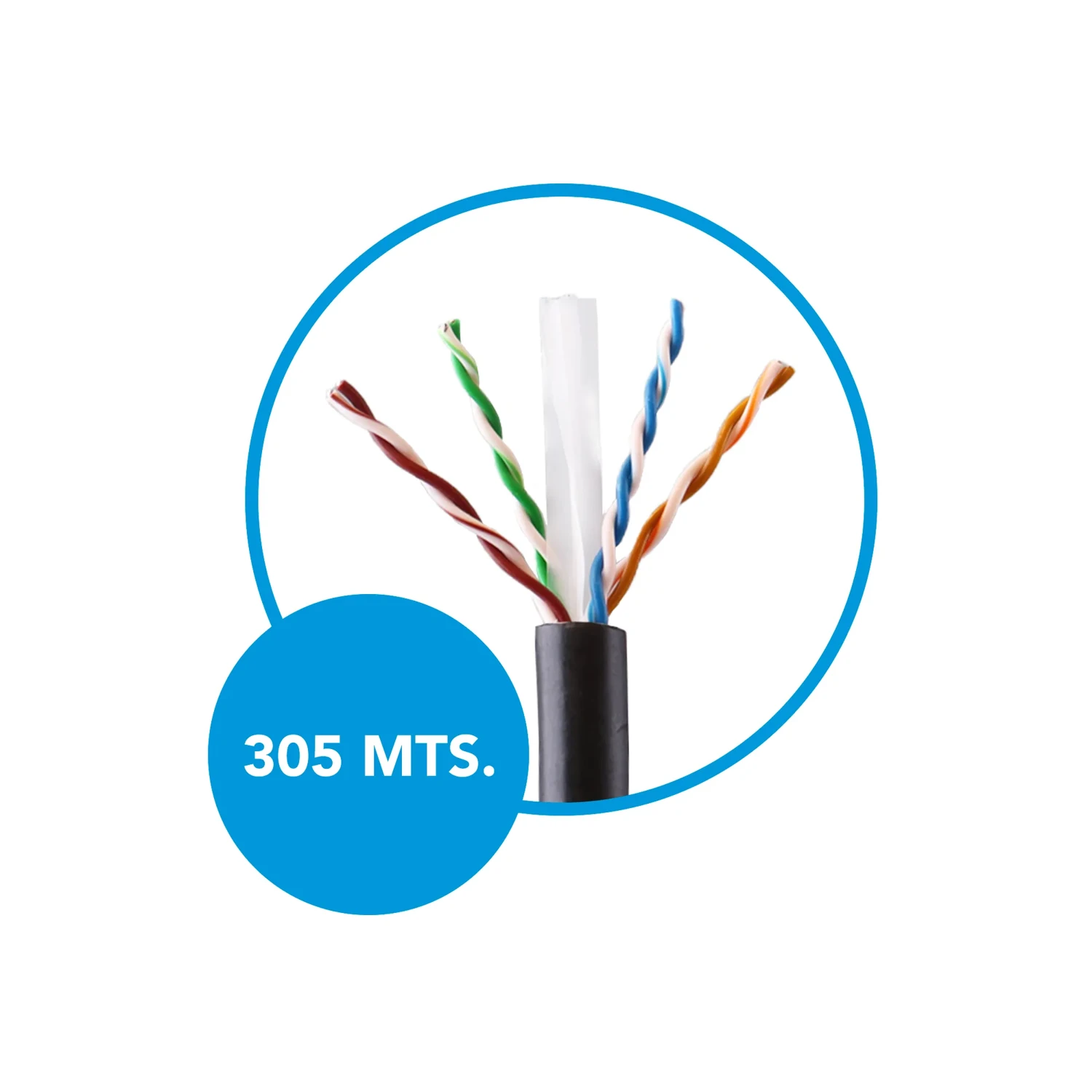 Cable UTP CAT6 Cca Ext 305 Metros — foto 2