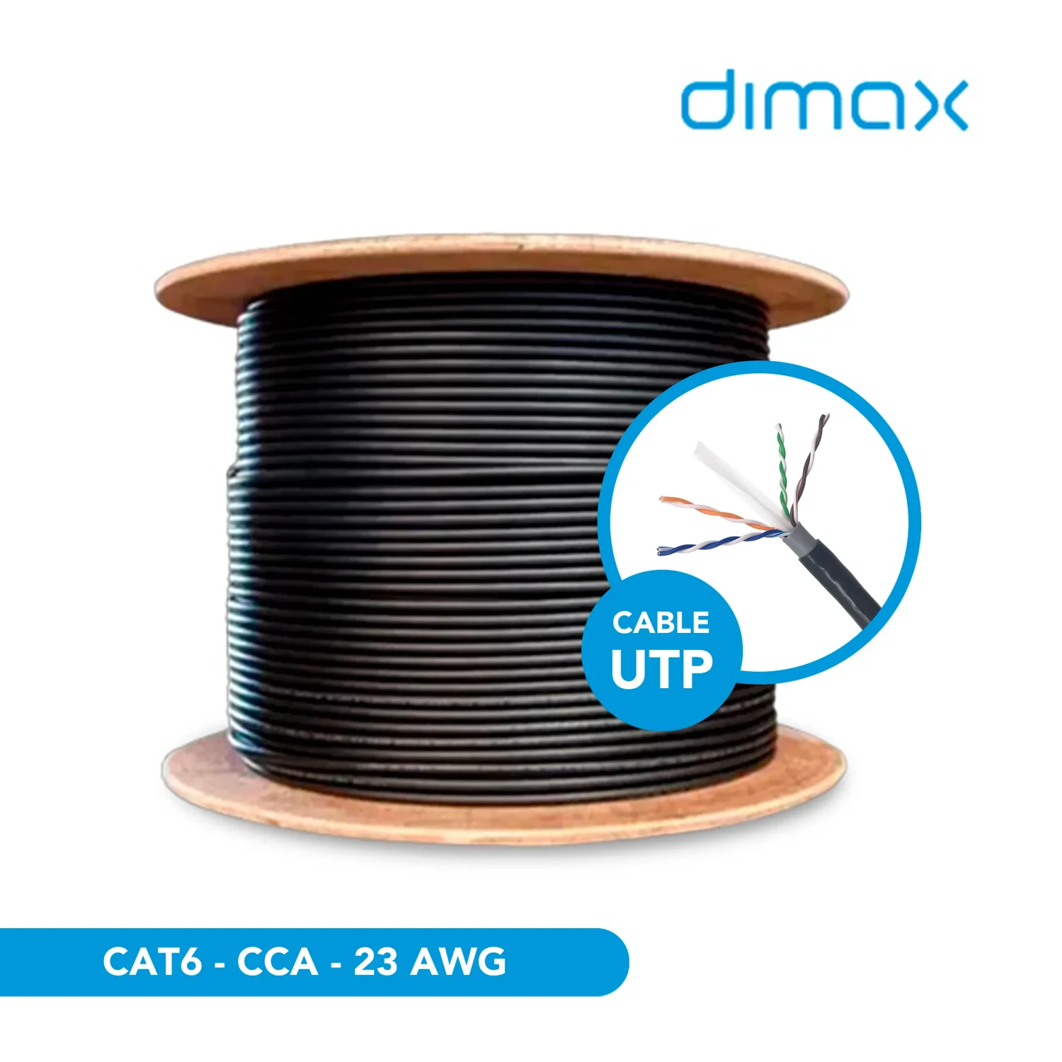 Cable UTP CAT6 Cca Ext 305 Metros — foto 1