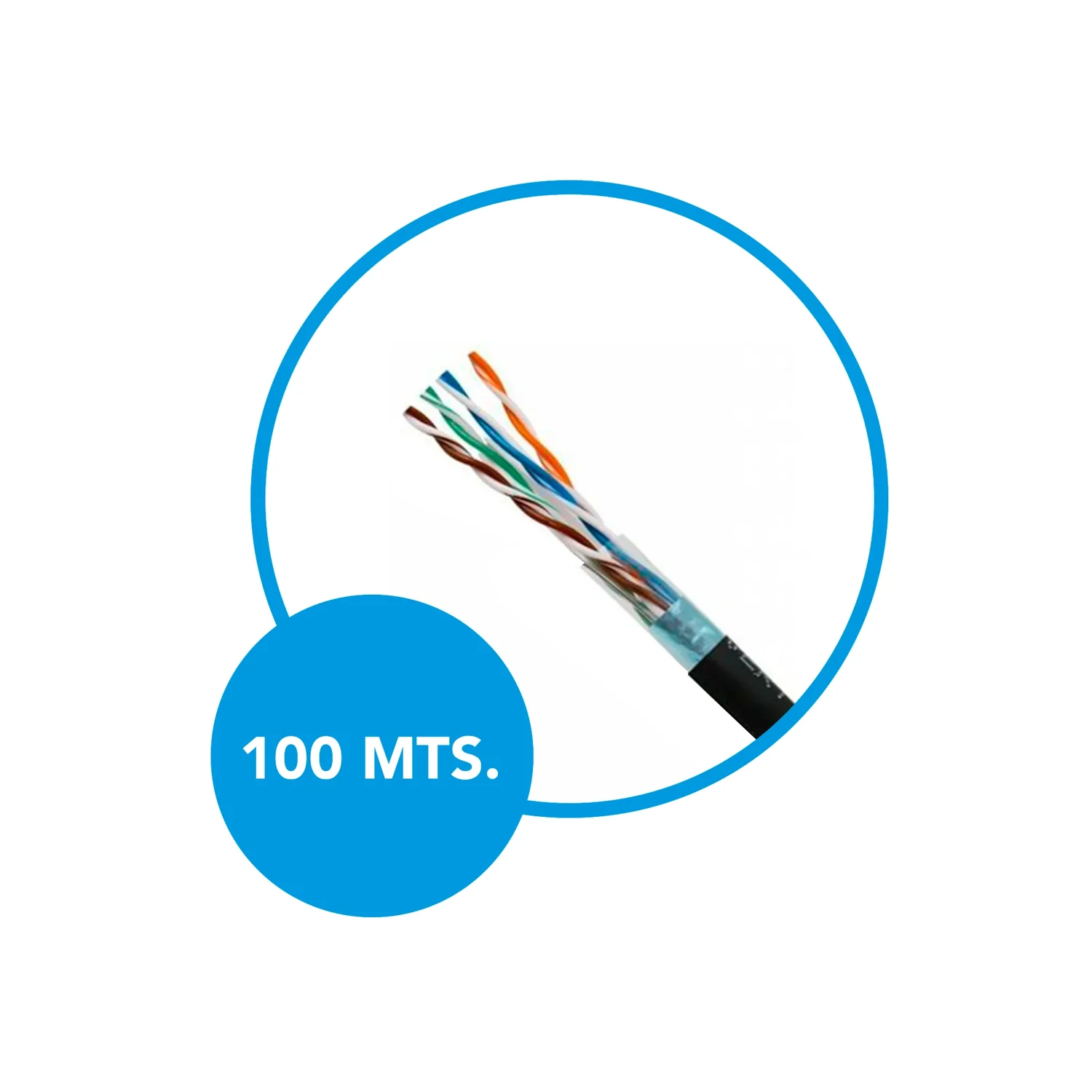 Cable UTP CAT6 Cca Ext 100 Metros — foto 2