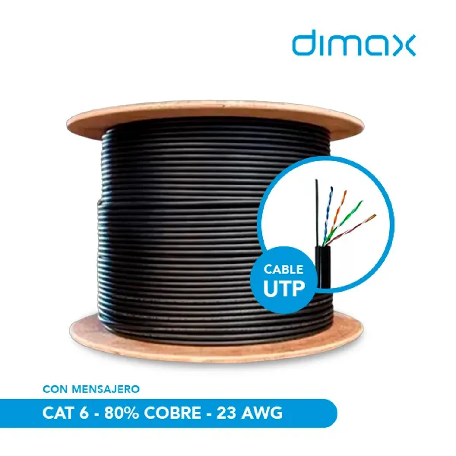 Cable UTP CAT6 Ccae Ext Mens 305 Metros — foto 1