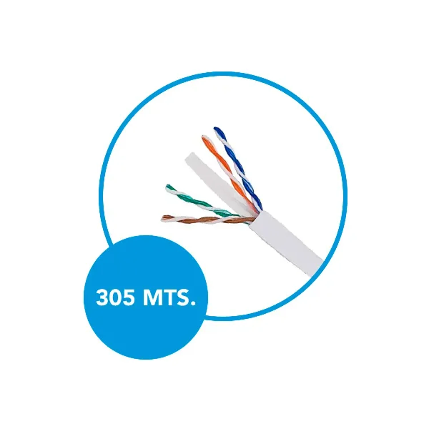 Cable UTP CAT6 Cca Int 305 Metros — foto 2