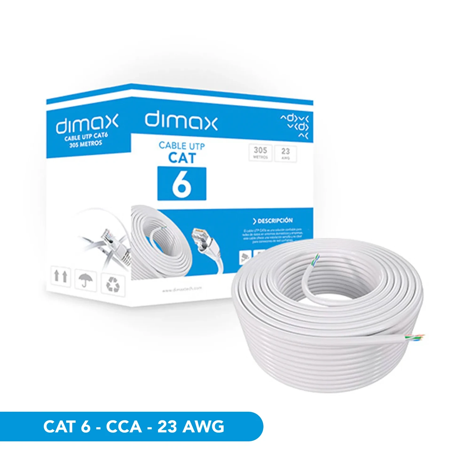 Cable UTP CAT6 Cca Int Aleaccion — foto 1