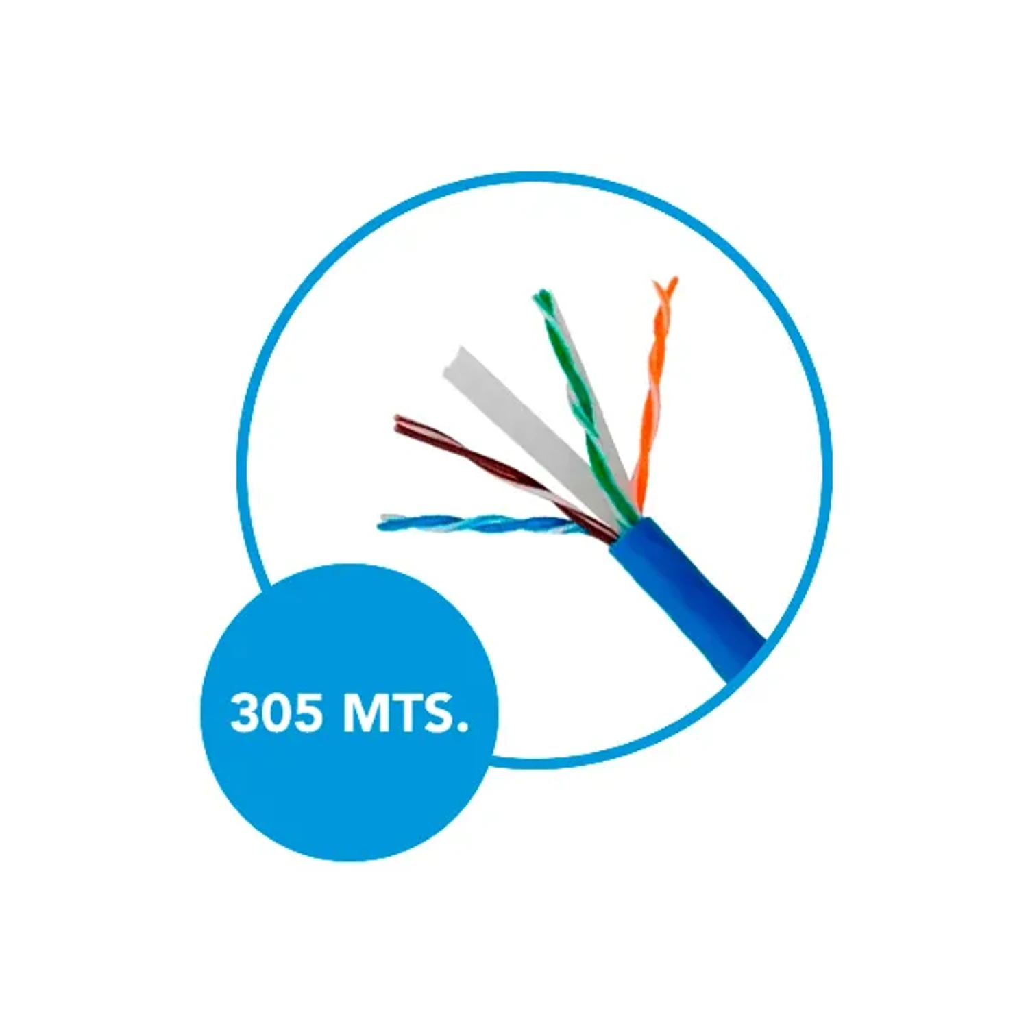 Cable UTP CAT6 Cca Int 305 Metros — foto 2