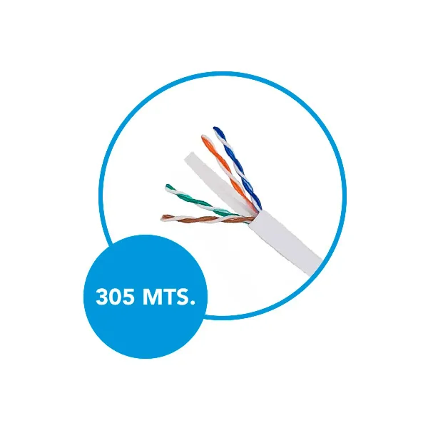 Cable UTP CAT6 Ccae Int 305m Metros UL — foto 2