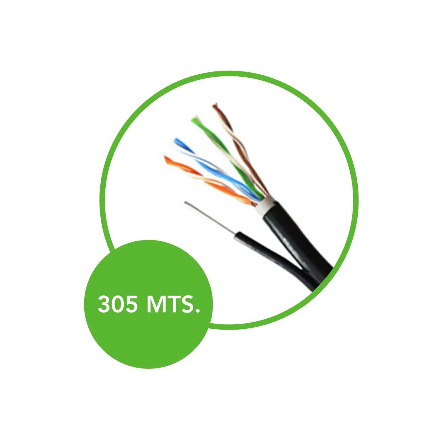 Cable UTP CAT5E Ccae Ext 305 Metros — foto 2