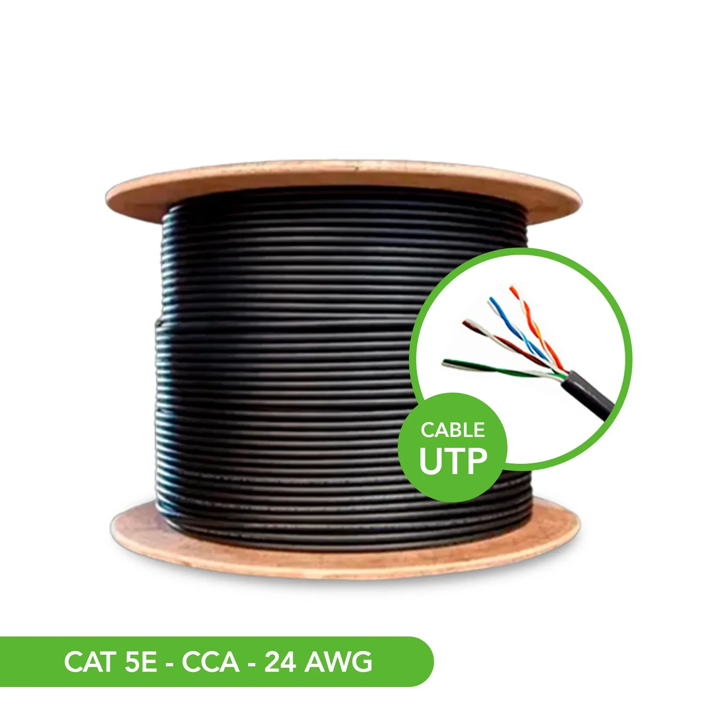 Cable UTP CAT5E Cca Ext 305 Metros — foto 1