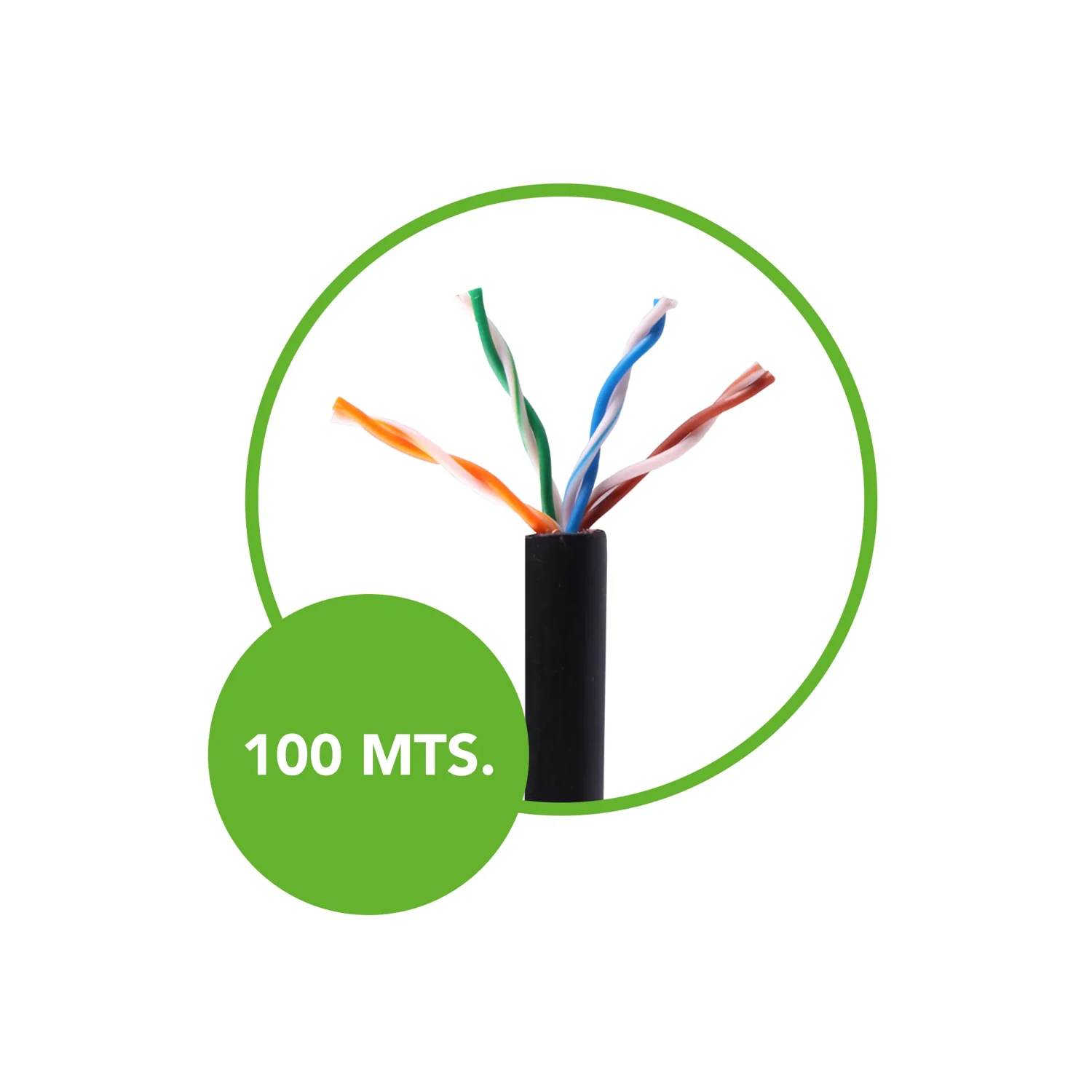 Cable UTP CAT5E Cca Ext 100 Metros — foto 2