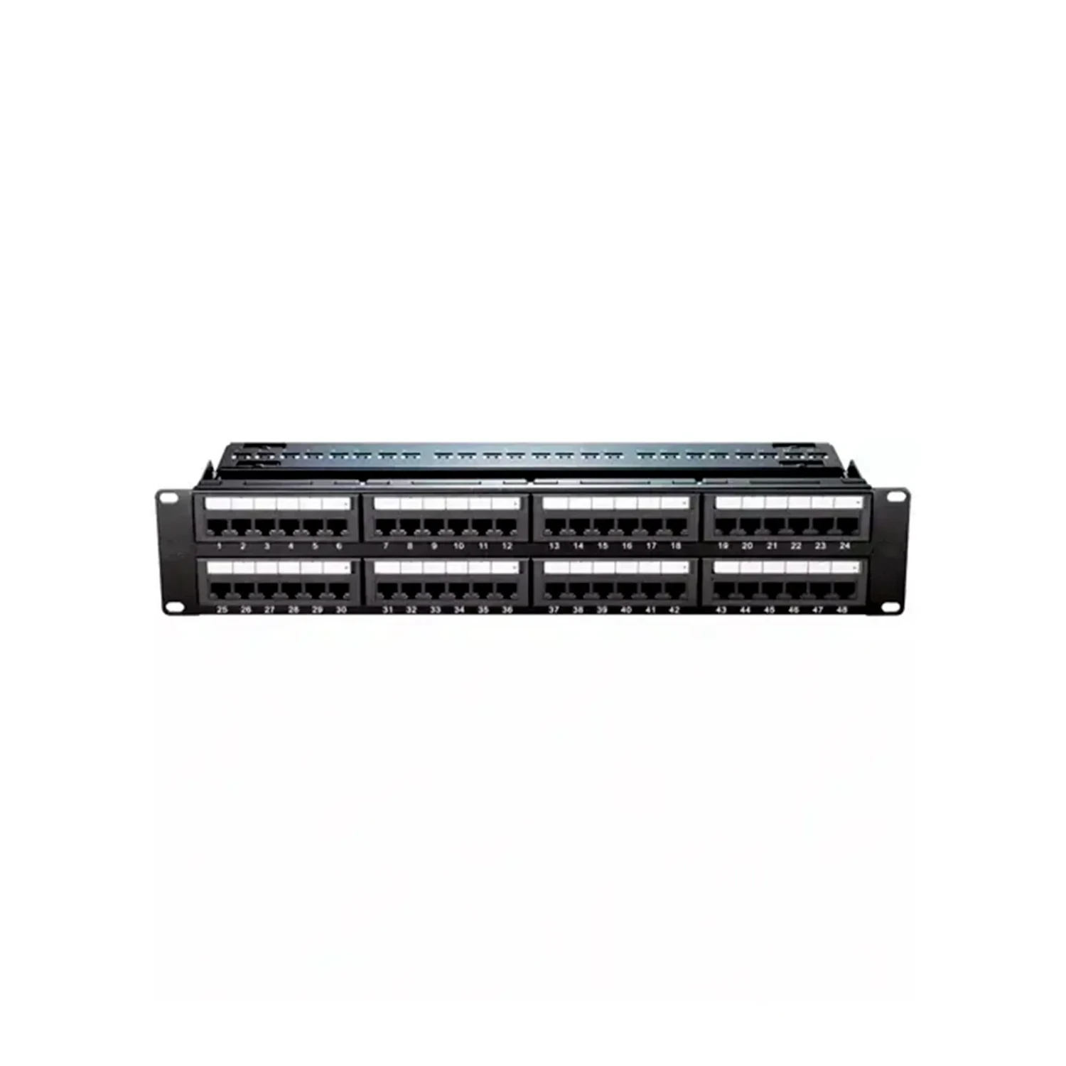 Patch Panel 48 Puertos CAT6 de 19" — foto 1