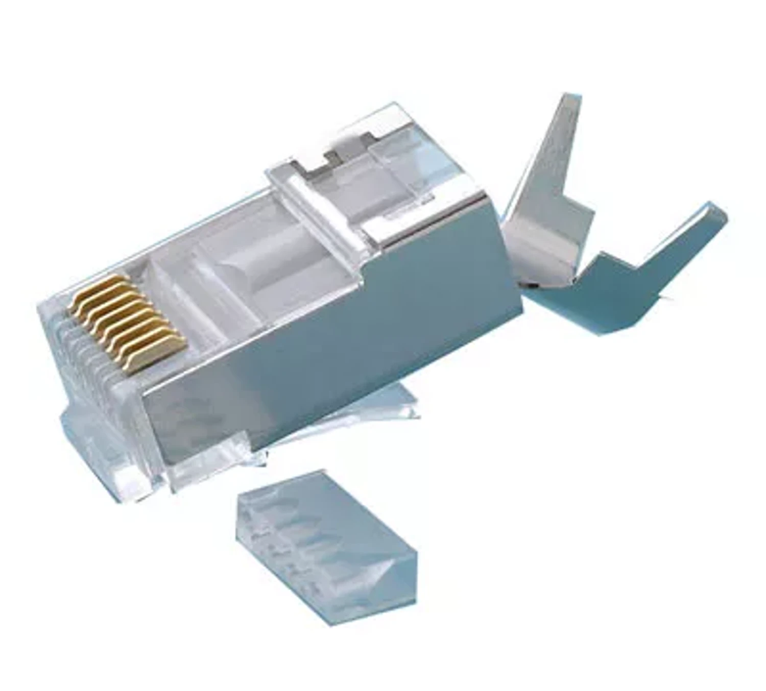 Cat 6A Stp RJ45 1p1c US Plug — foto 1