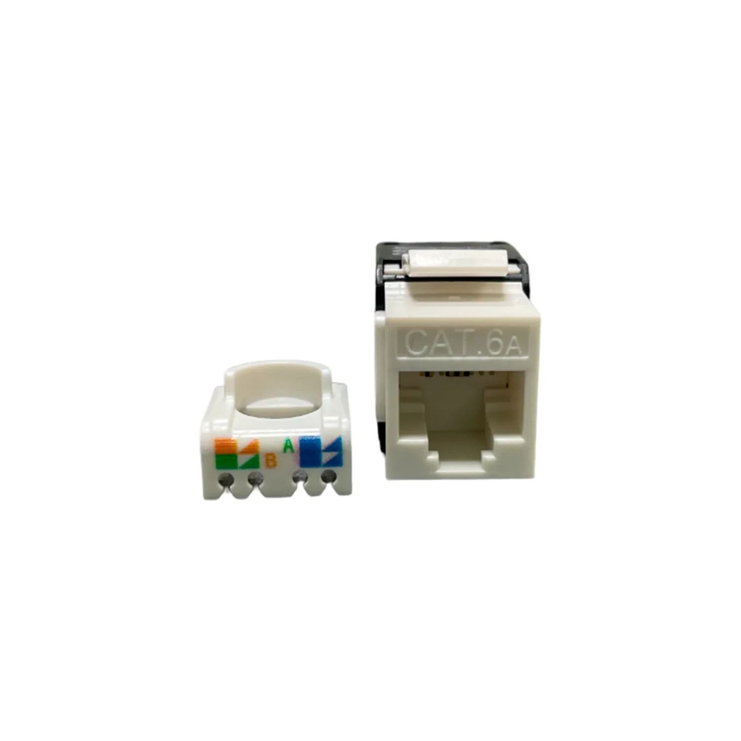Keystone Jack CAT6A Color Blanco — foto 2