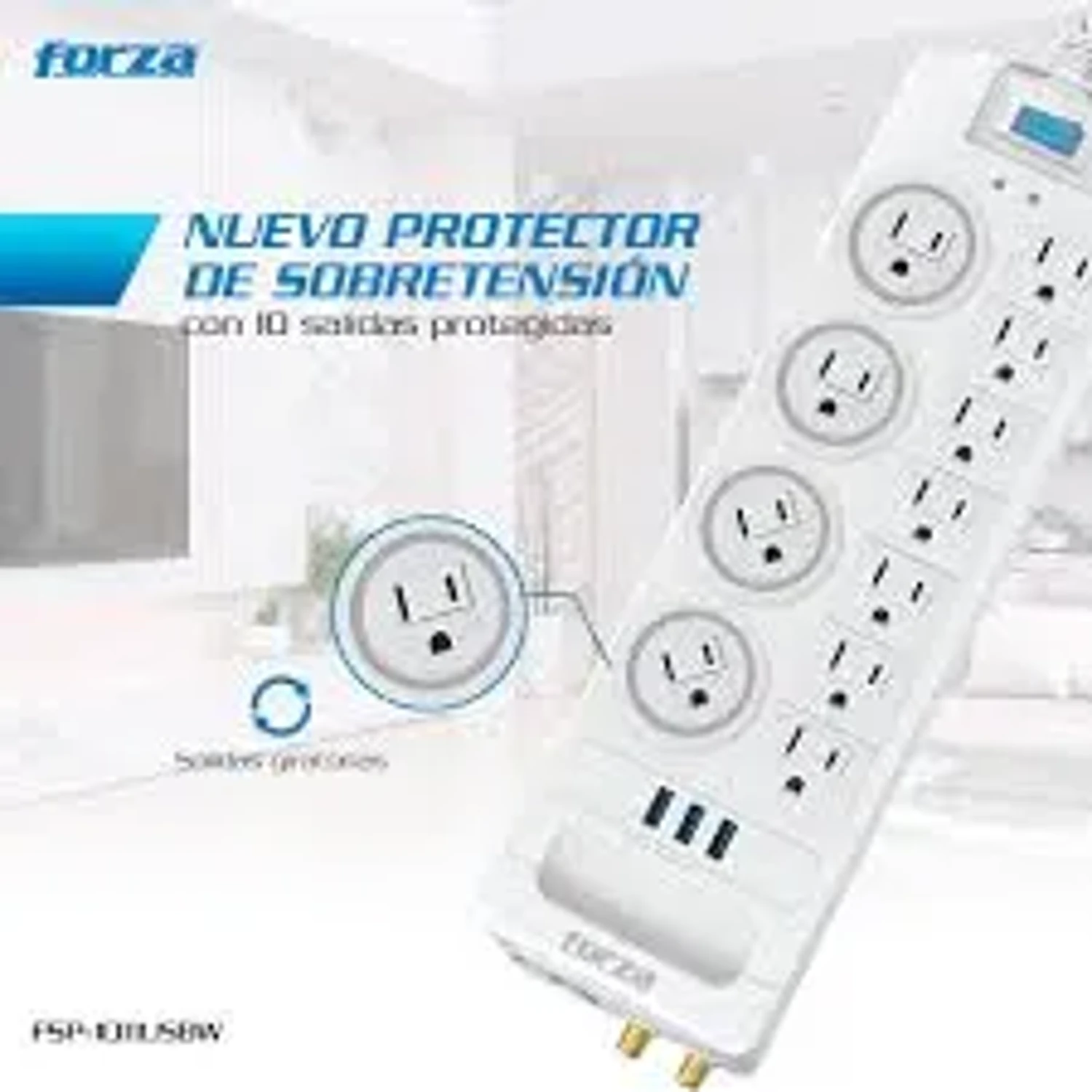 Protector de Sobretensión 1800j/ 1750w — foto 2