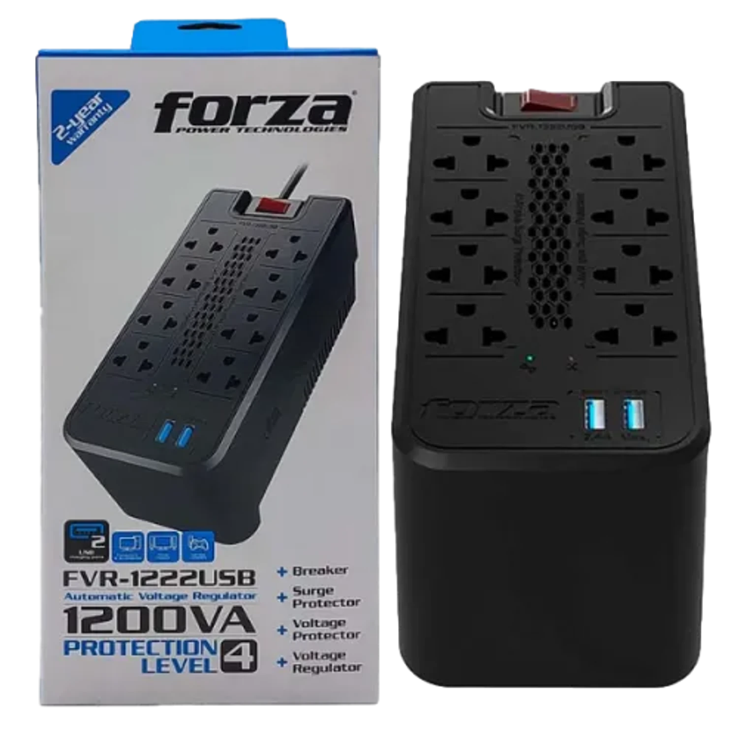 Regulador Automático de Volt.1200va/600w — foto 2