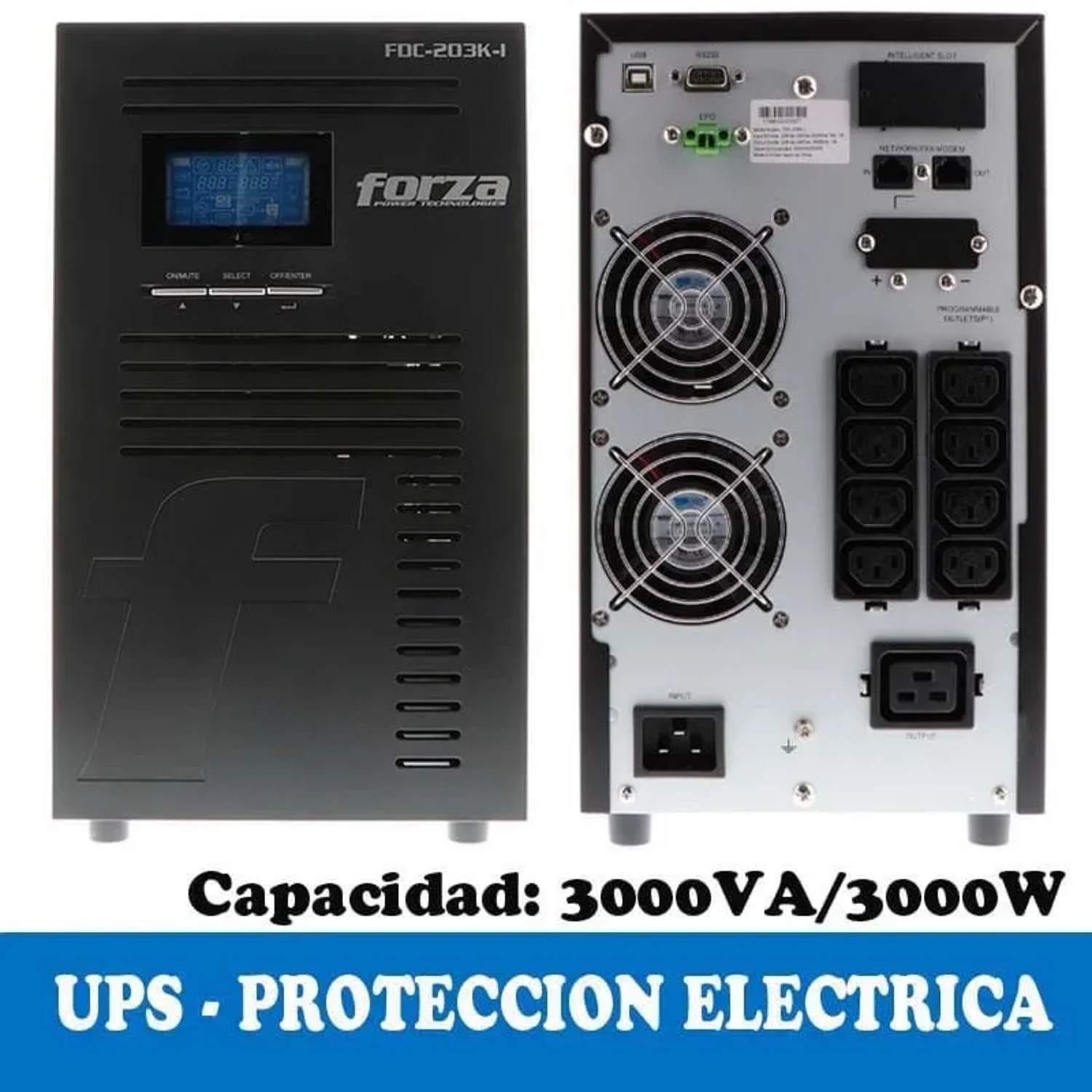 Ups en Línea, 3000va/3000w, 9 Slds. Iec — foto 2