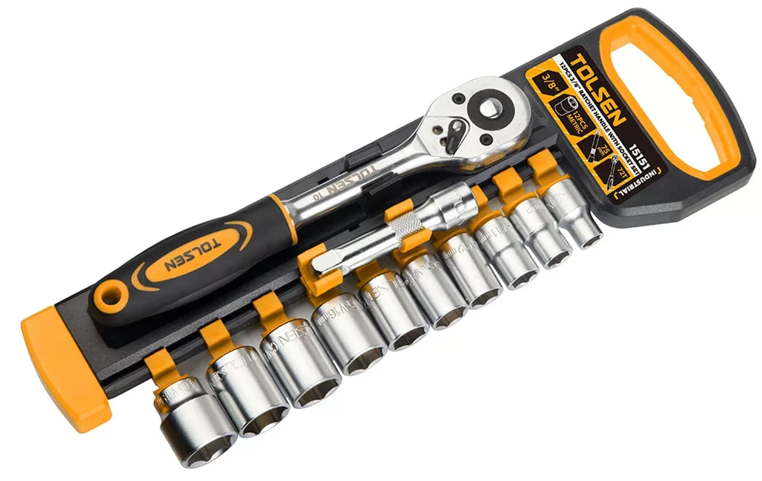 Set de 10 Piezas de Dados 3/8" — foto 1