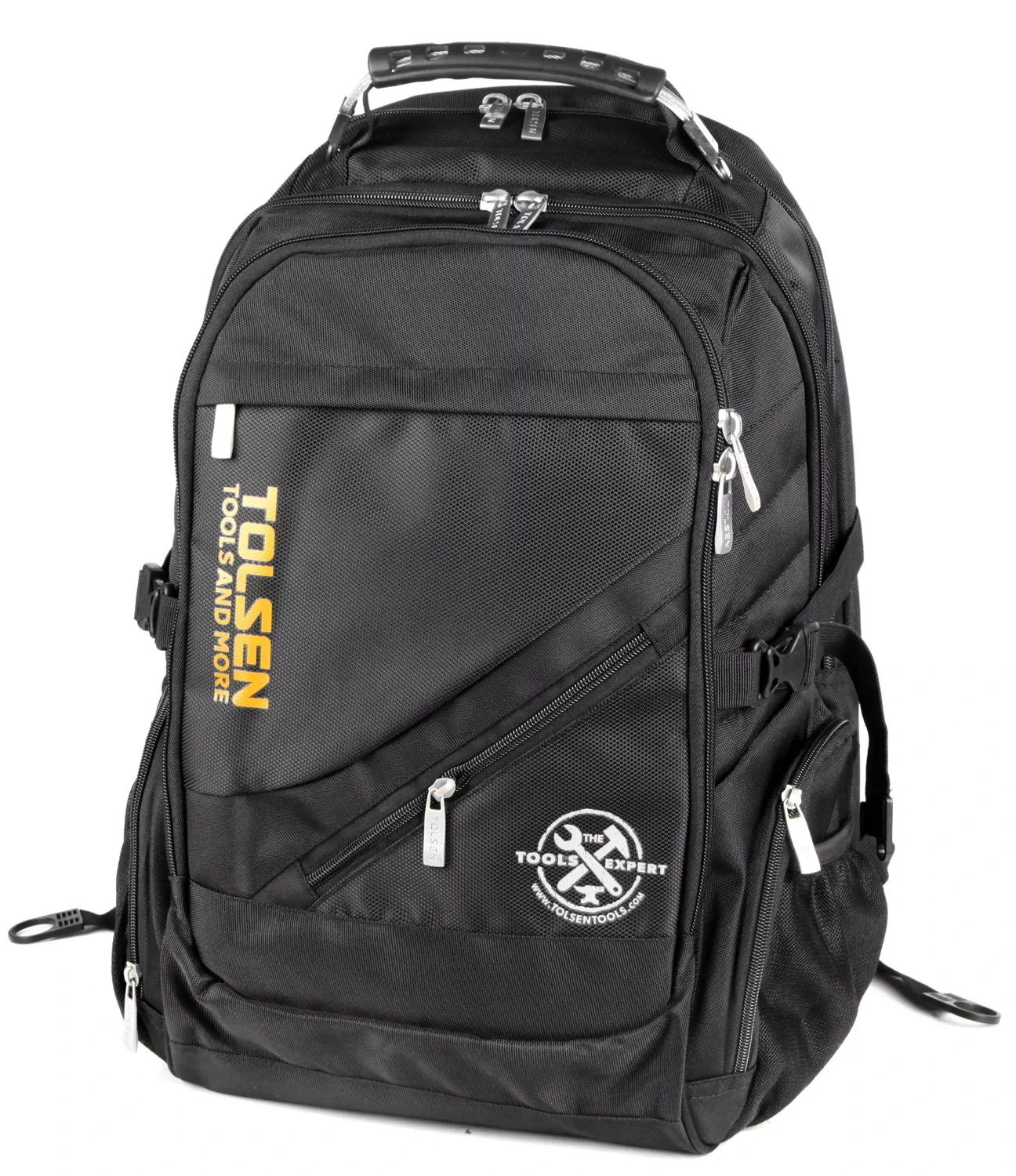 Mochila Nylon Color Negro — foto 1