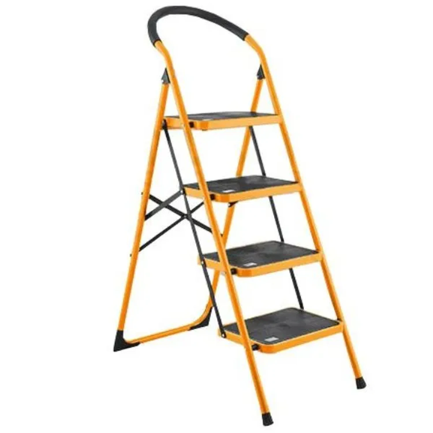 Escalera de Acero 4 Peldaños Cap 150kgs — foto 1