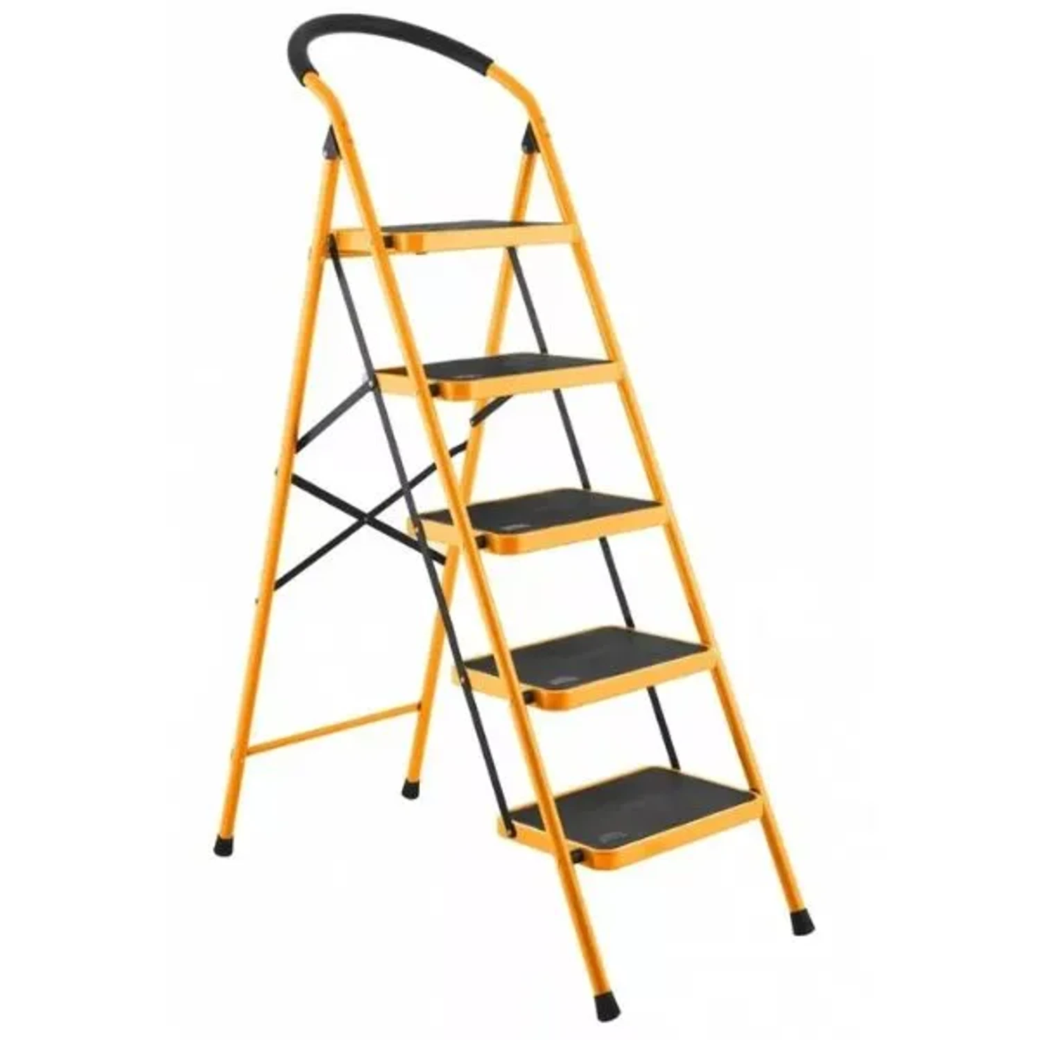 Escalera de Acero 5 Peldaños Cap 150kgs — foto 1