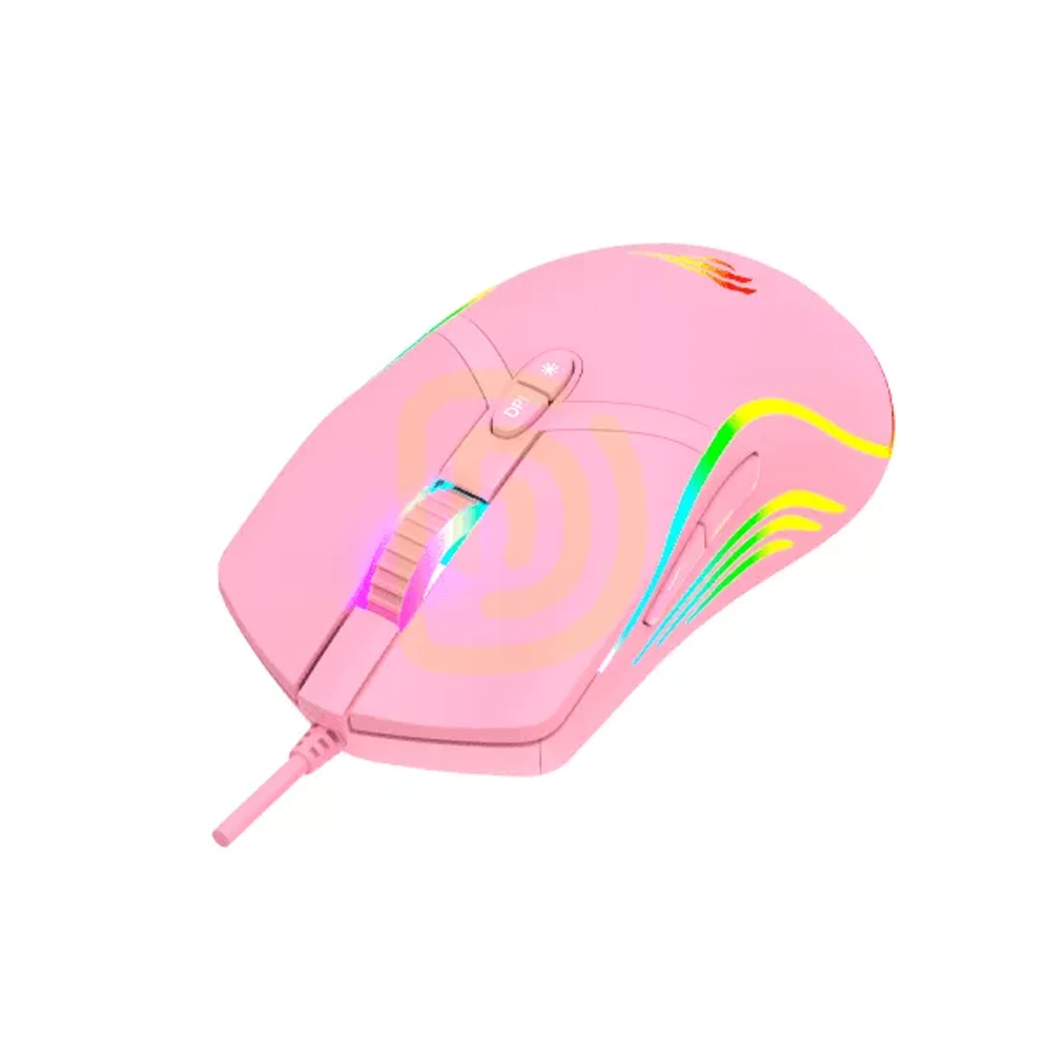 Mouse Gamer RGB Rosa — foto 2