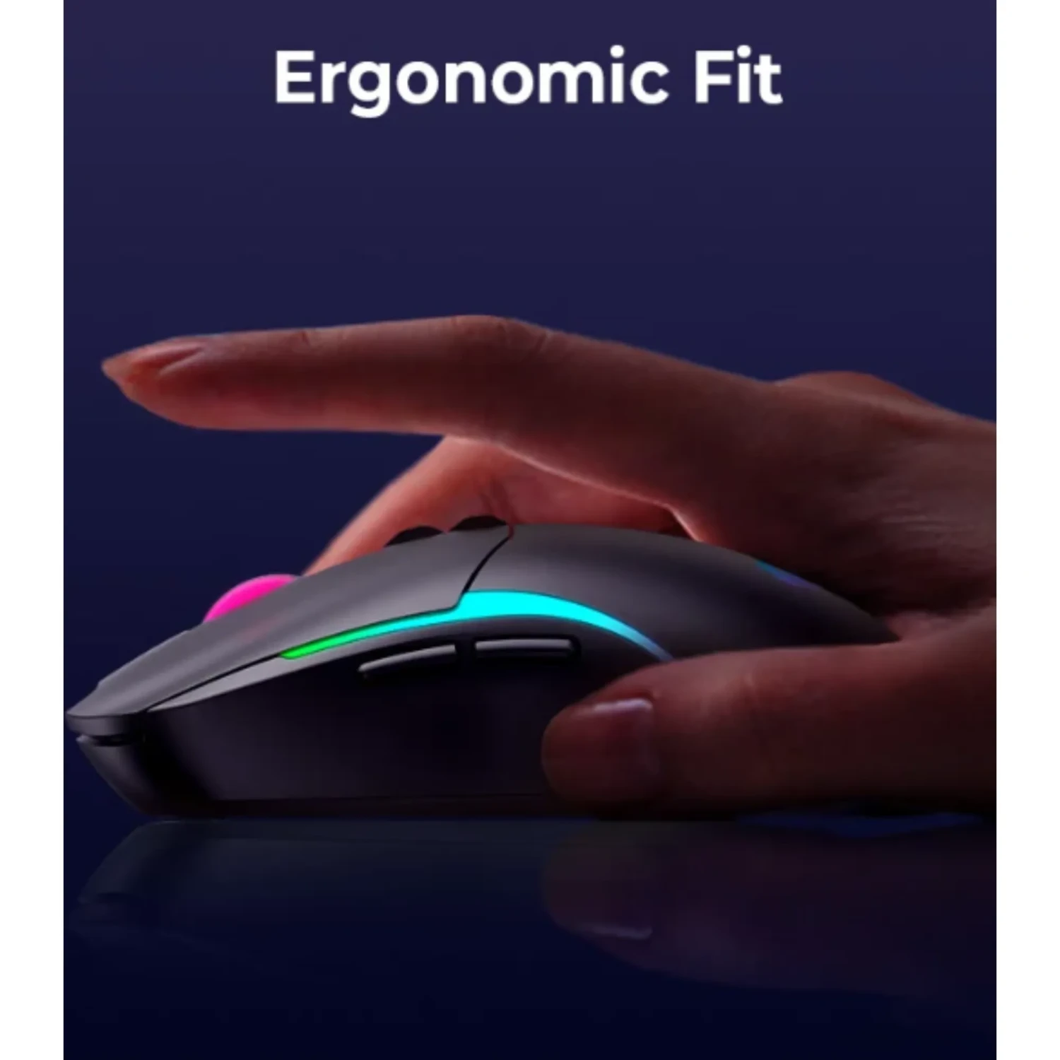 Mouse Gamer RGB Triple Modo — foto 4