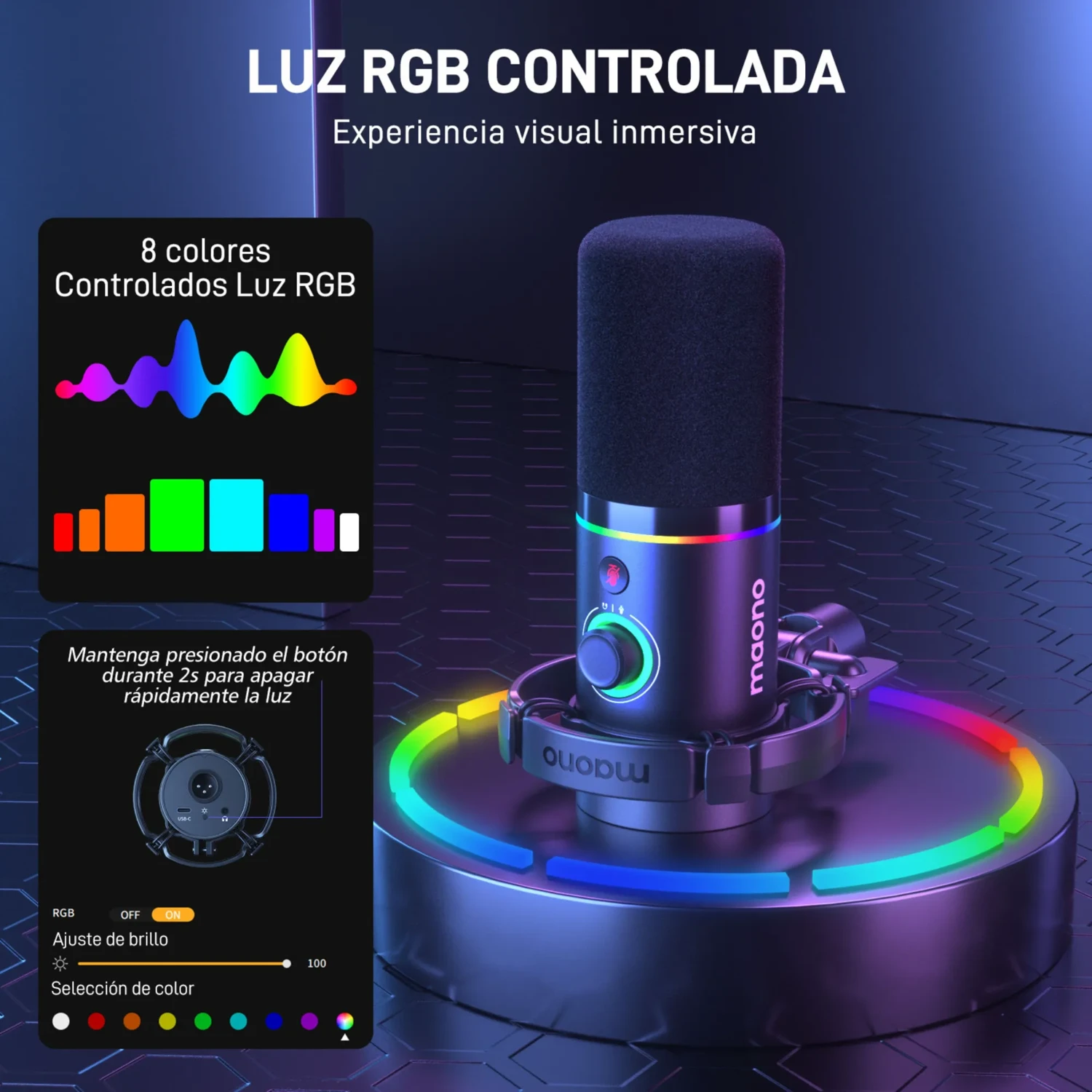 Microfono Dinamico Usb/xlr con Brazo — foto 5