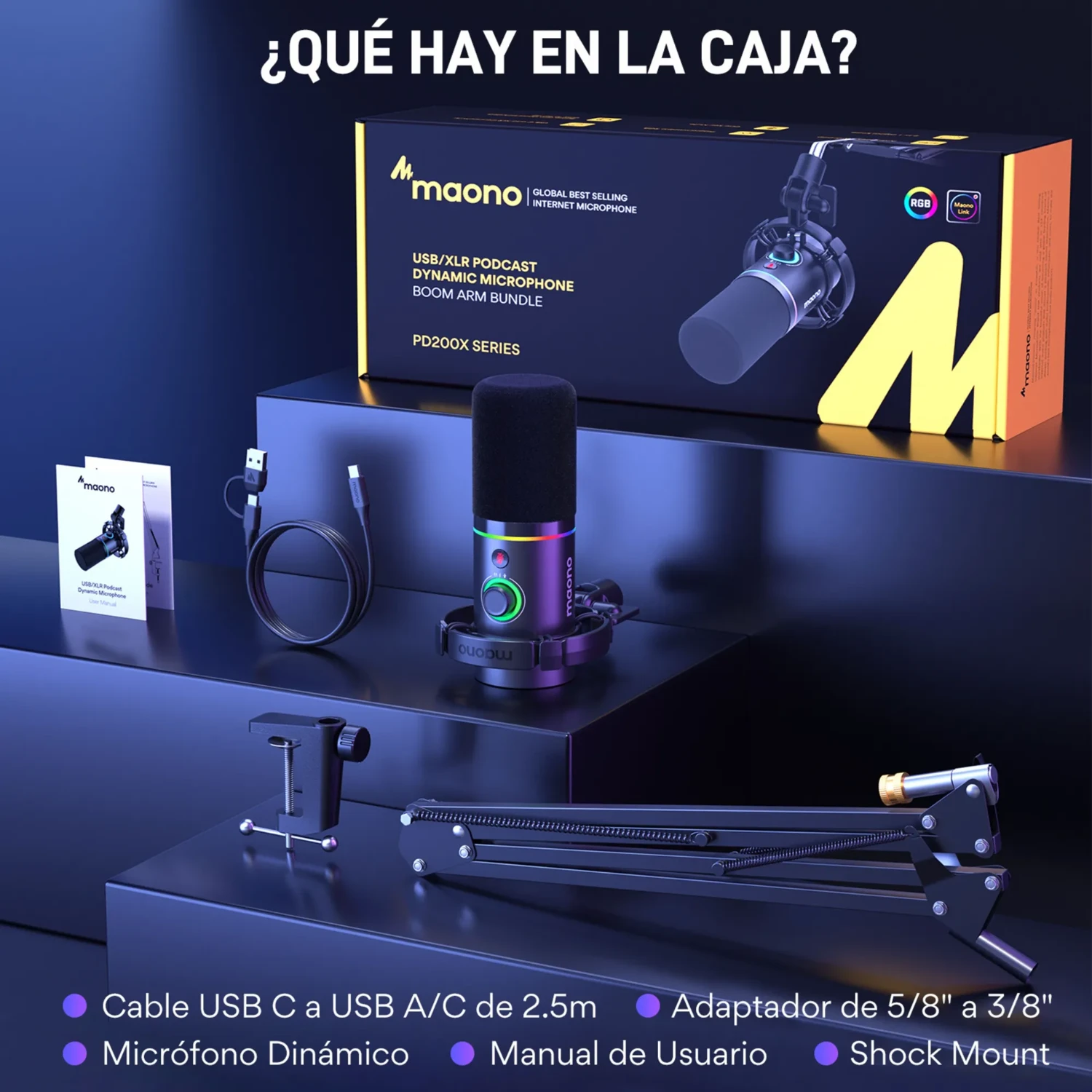 Microfono Dinamico Usb/xlr con Brazo — foto 9