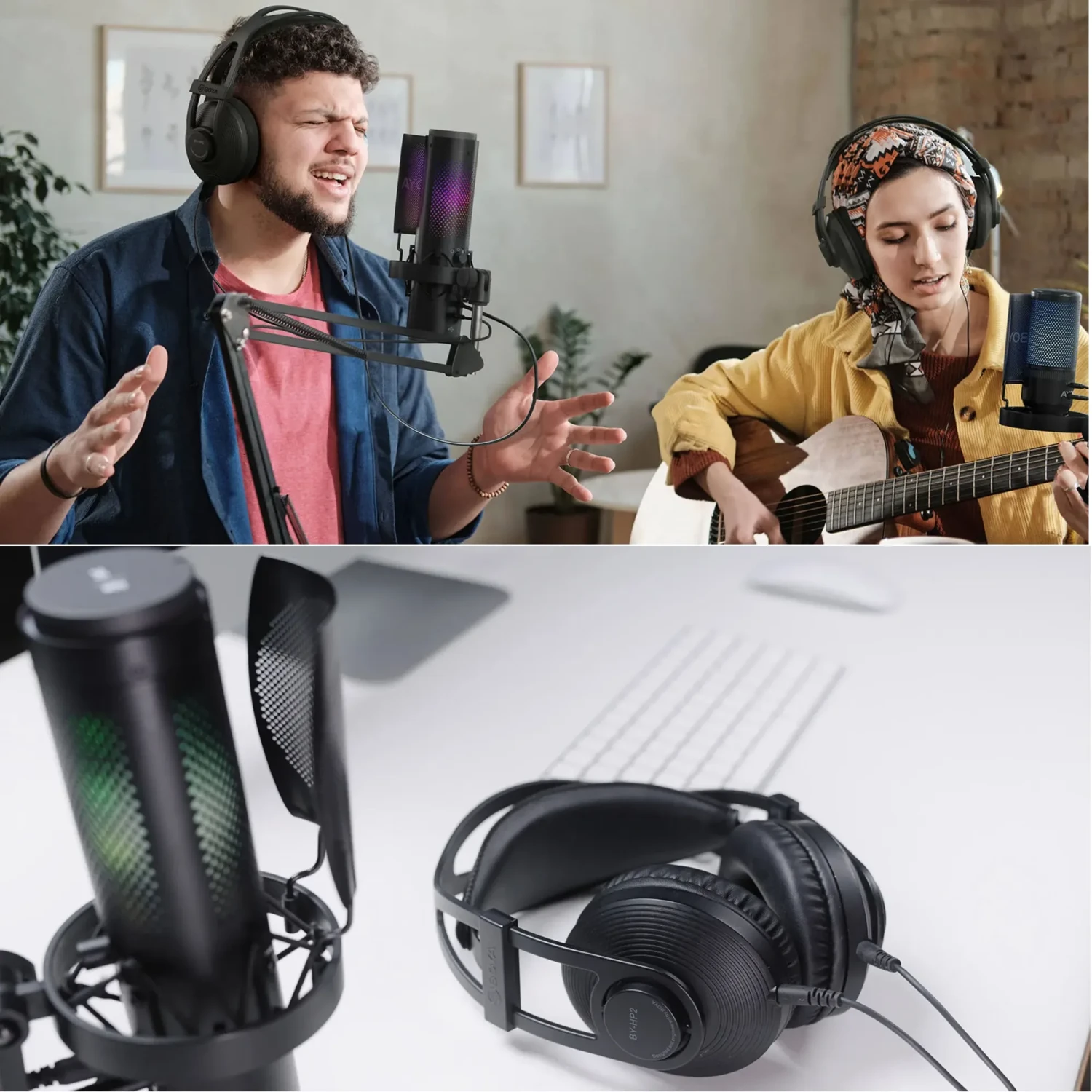 Microfono USB de Condensador RGB — foto 6