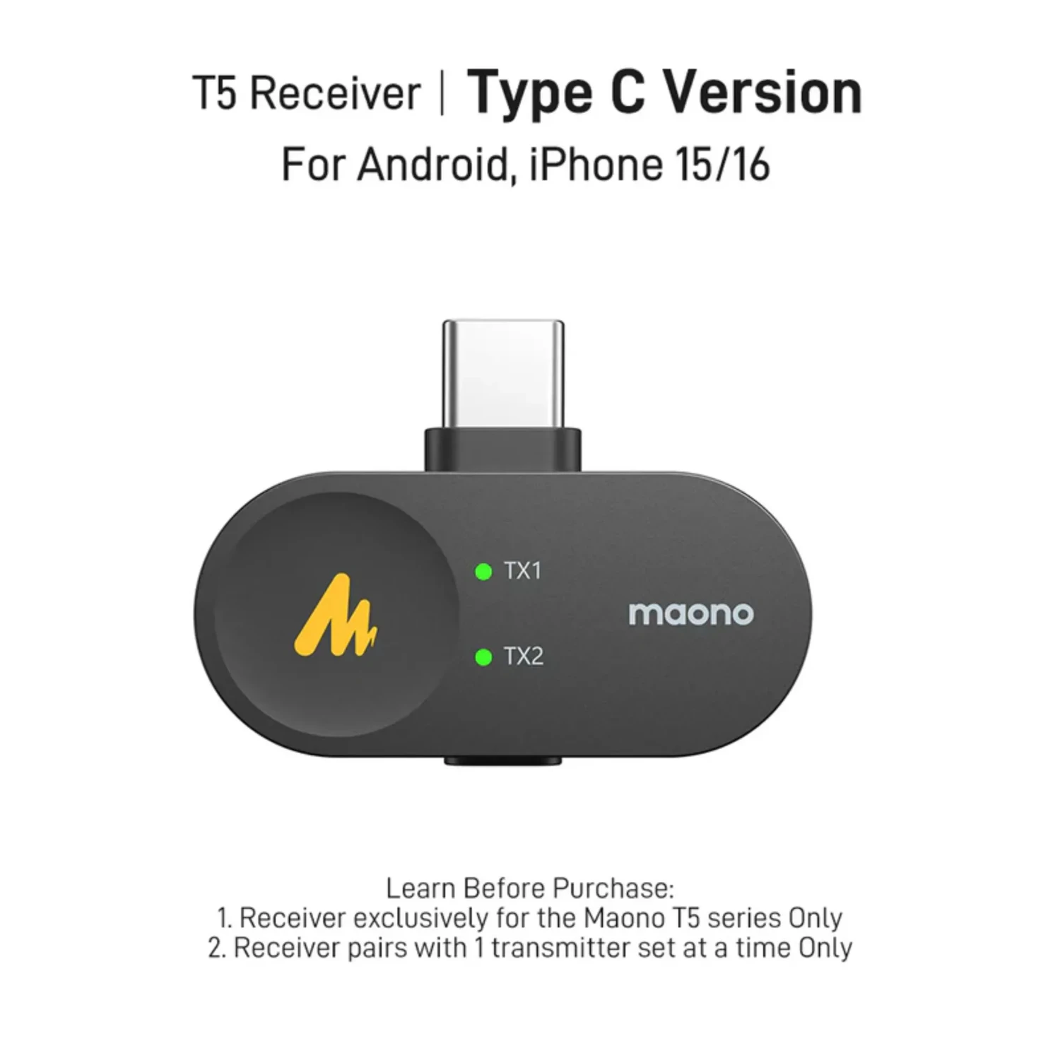 Microfono Lavalier Inalambrico Usb-c — foto 2