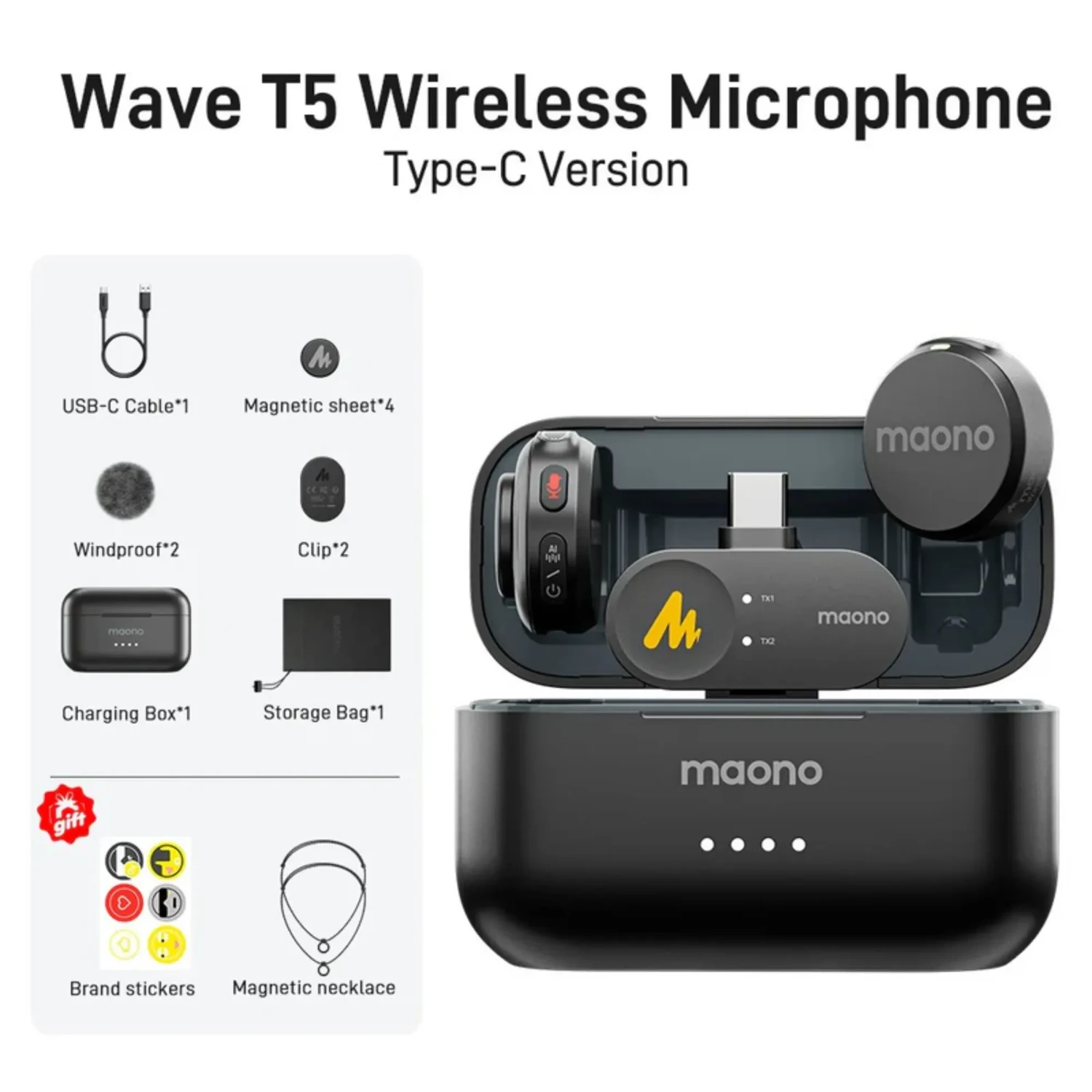 Microfono Lavalier Inalambrico Usb-c — foto 5