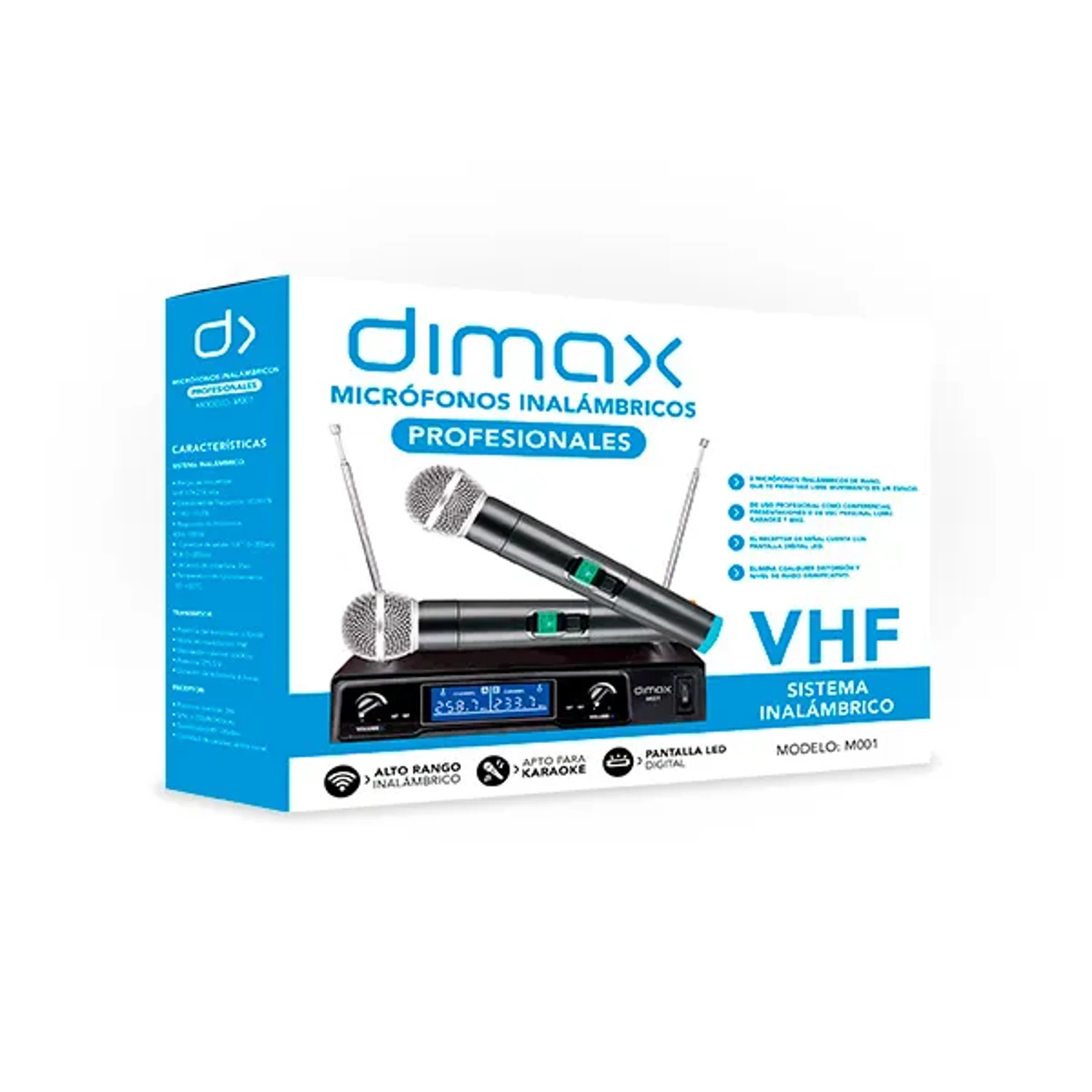 Micrófono VHF Inalámbrico 174-216mhz — foto 3