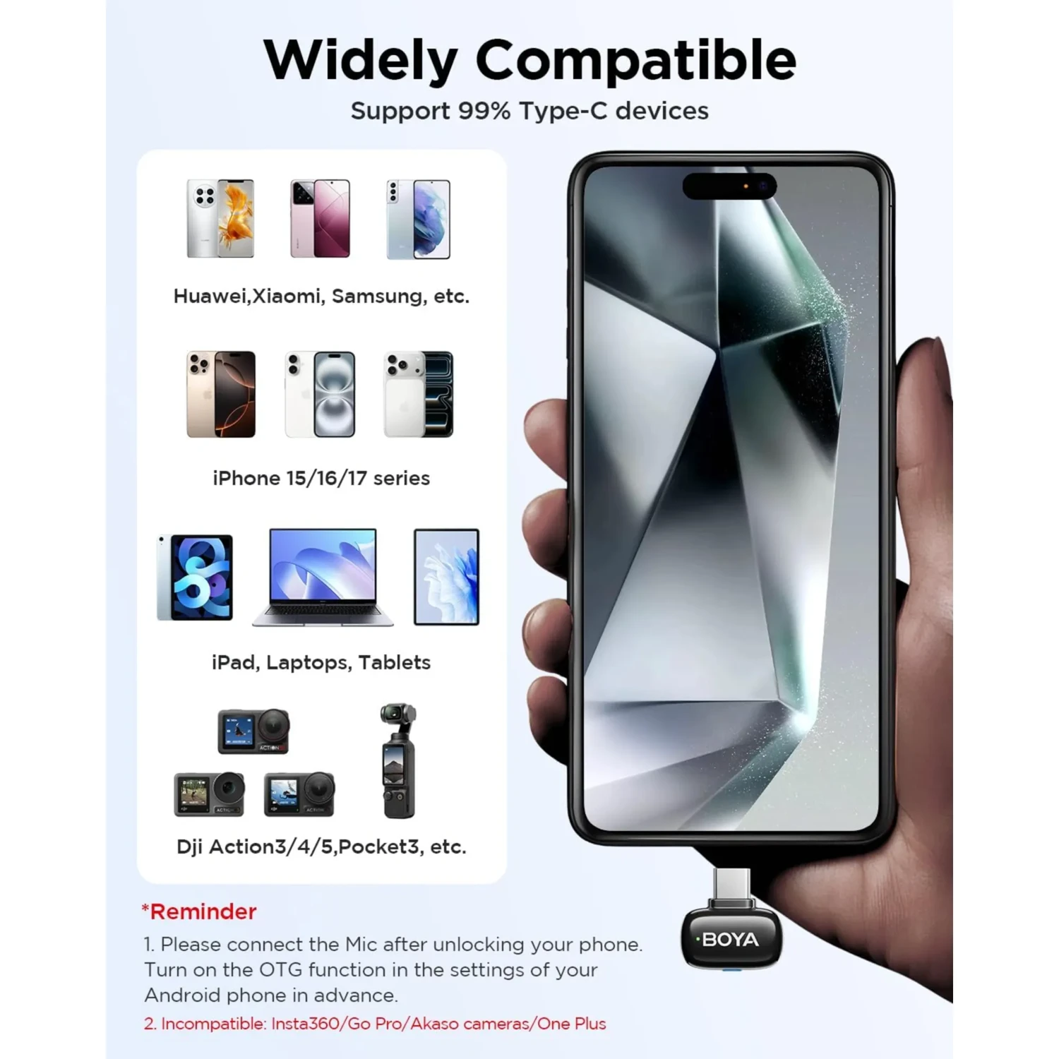 Mini Microfono Inalambrico Usb-c — foto 6