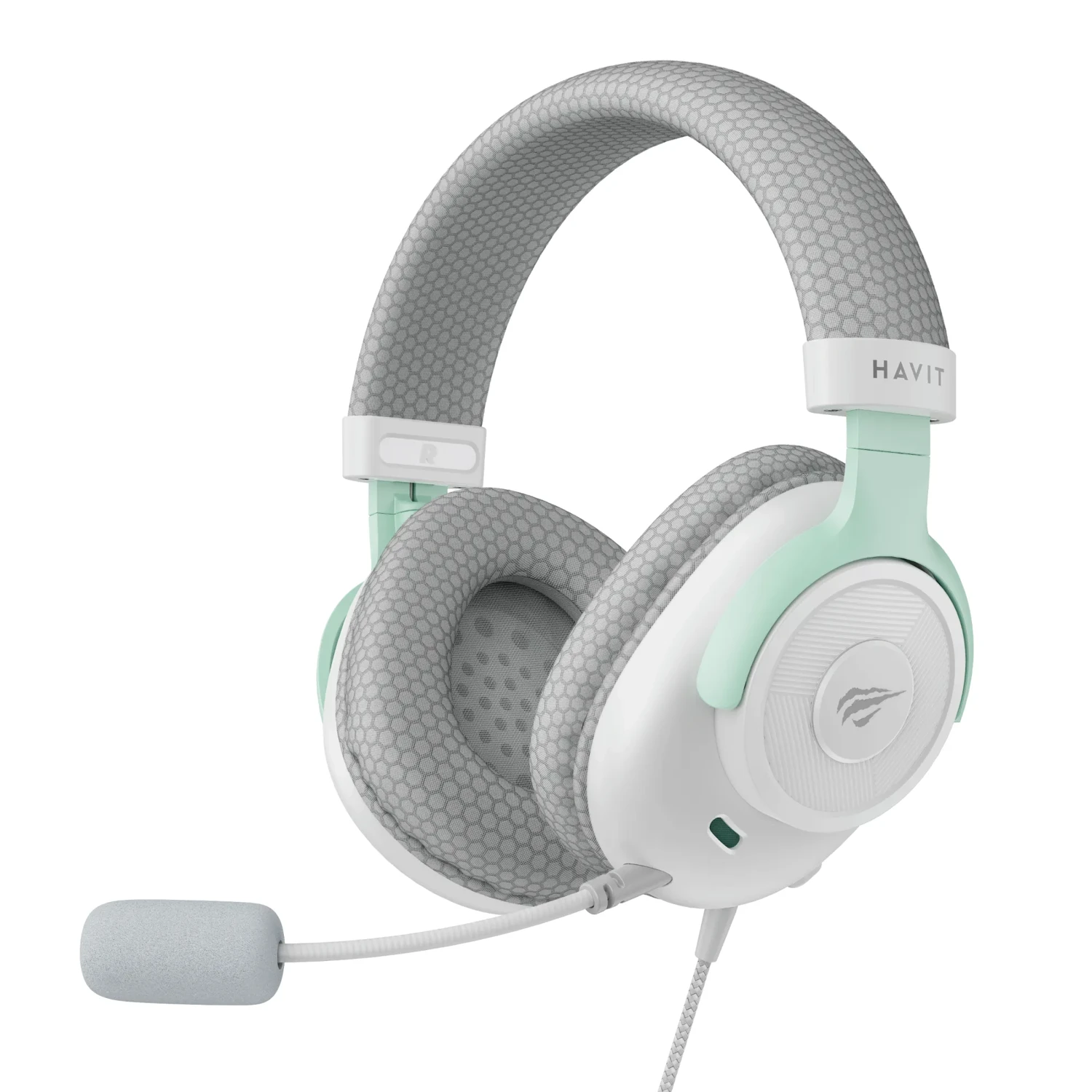 Audifono Gamer Blanco+cyan — foto 1
