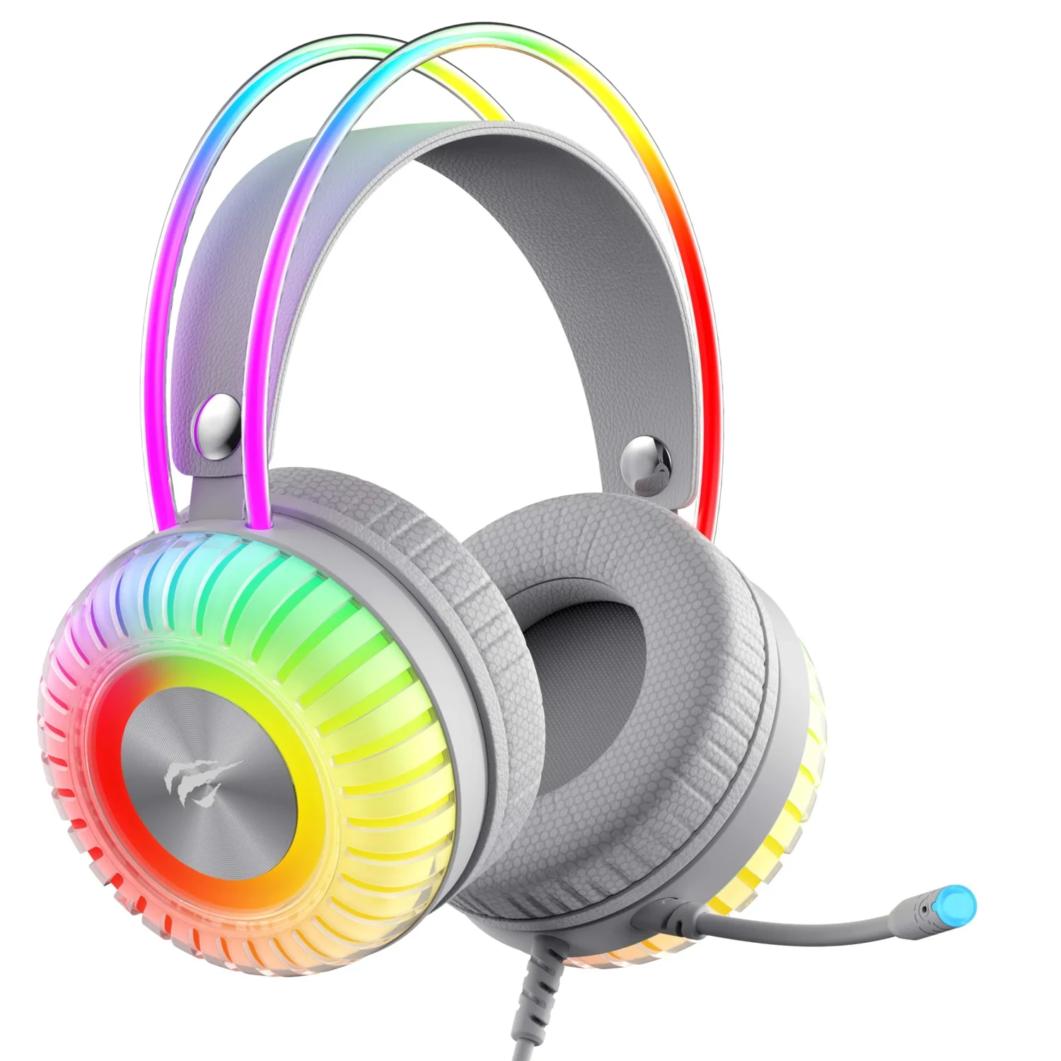Audifonos Gamer RGB Blanco USB 7,1 — foto 2