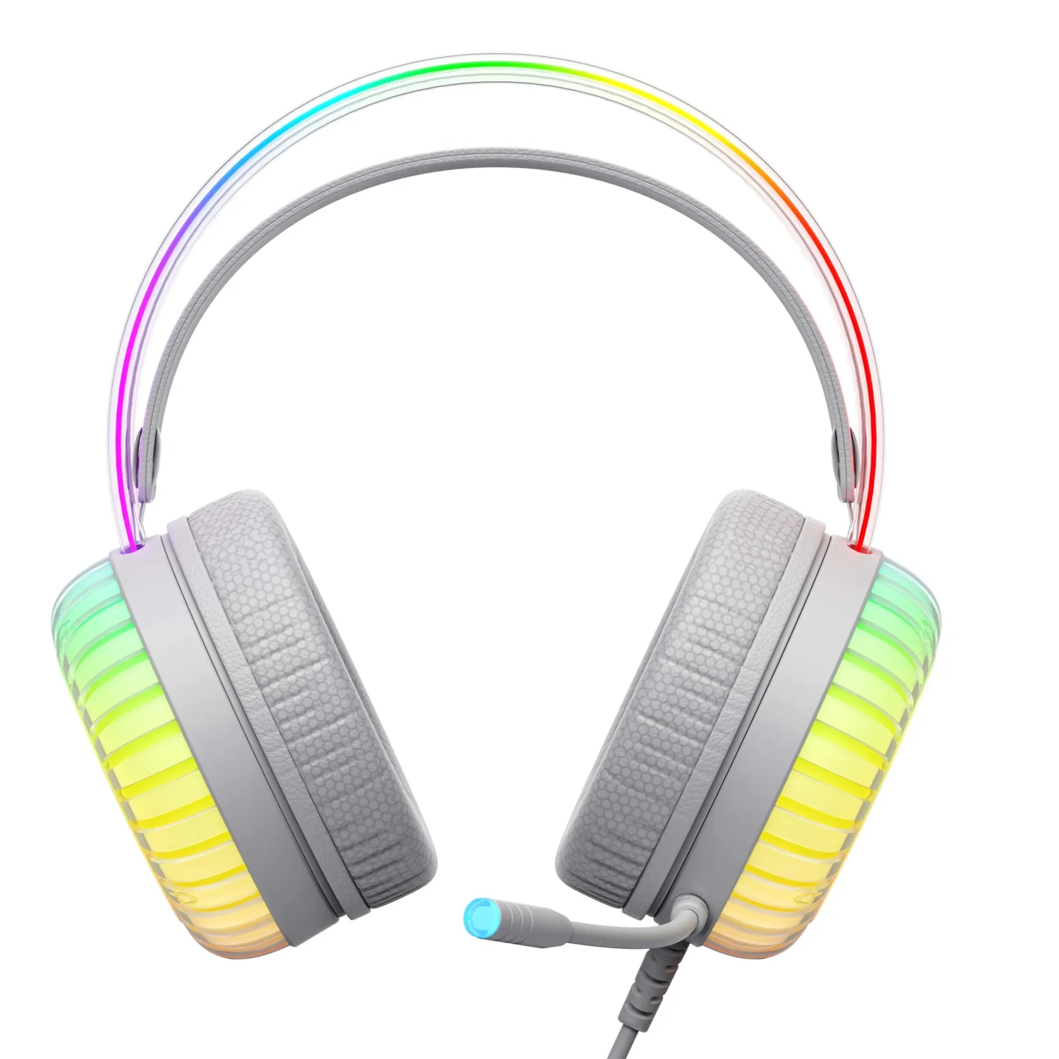 Audifonos Gamer RGB Blanco USB 7,1 — foto 3