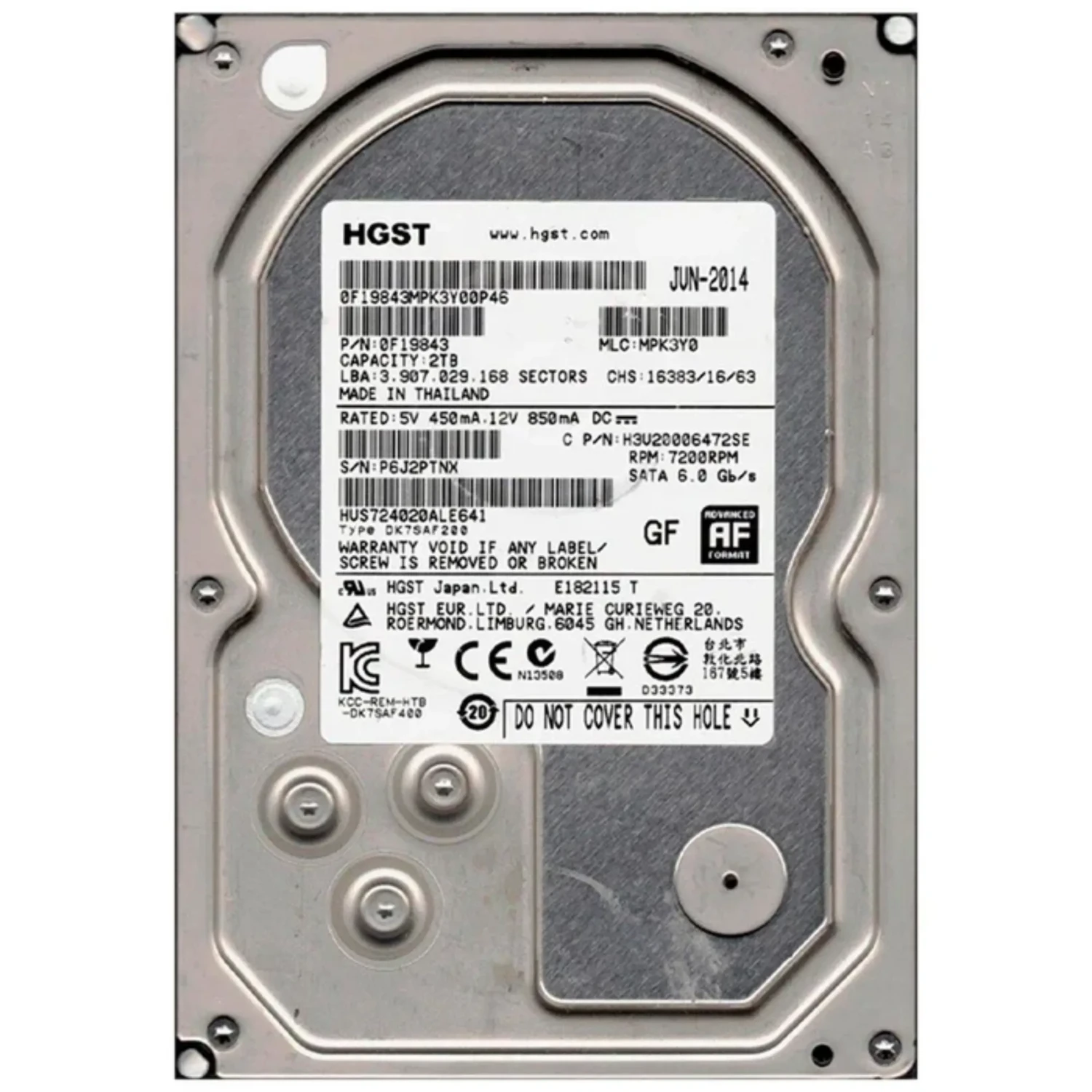 Disco Duro New Pull 2tb Hitachi — foto 1