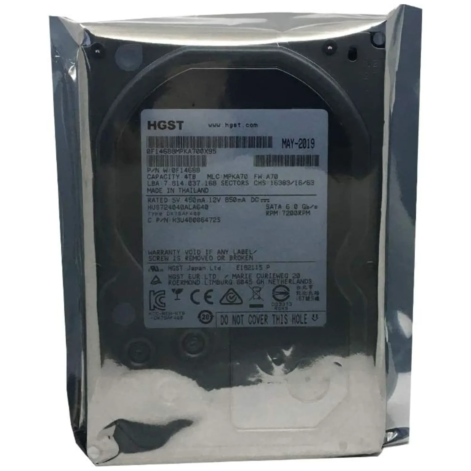 Disco Duro New Pull 4tb Hitachi Ultrasta — foto 2
